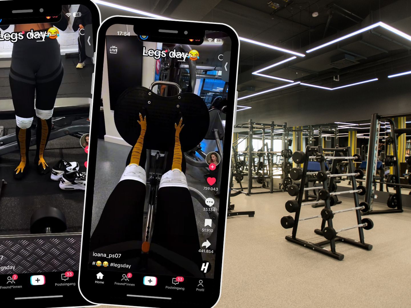 Ein TikTok-Video von @ioana_ps07 über Beintraining begeistert mit Humor und erreicht über 758.000 Likes. Ein TikTok-Video von @ioana_ps07 über Beintraining begeistert mit Humor und erreicht über 758.000 Likes.