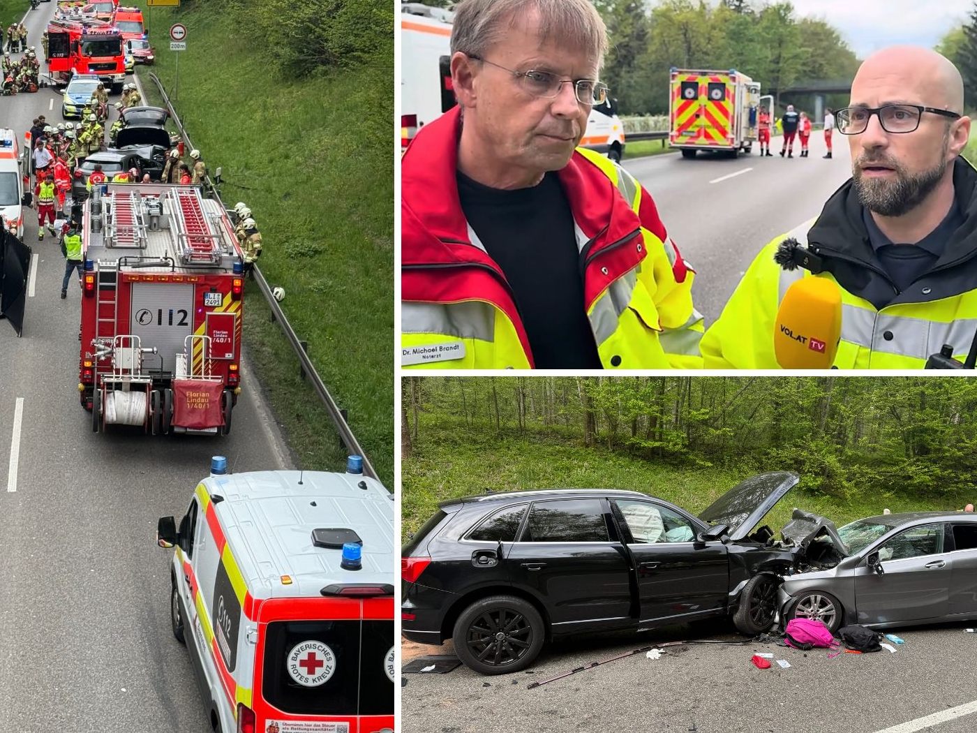 Schwerer Verkehrsunfall bei Lindau