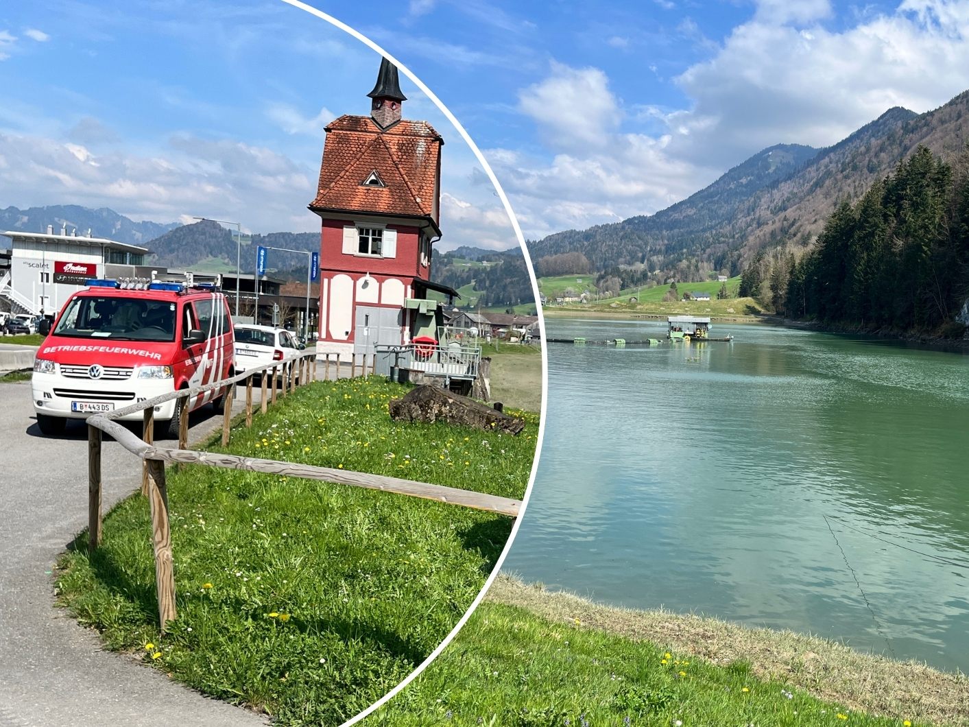 Kabelbrand löste Feuerwehreinsatz aus.