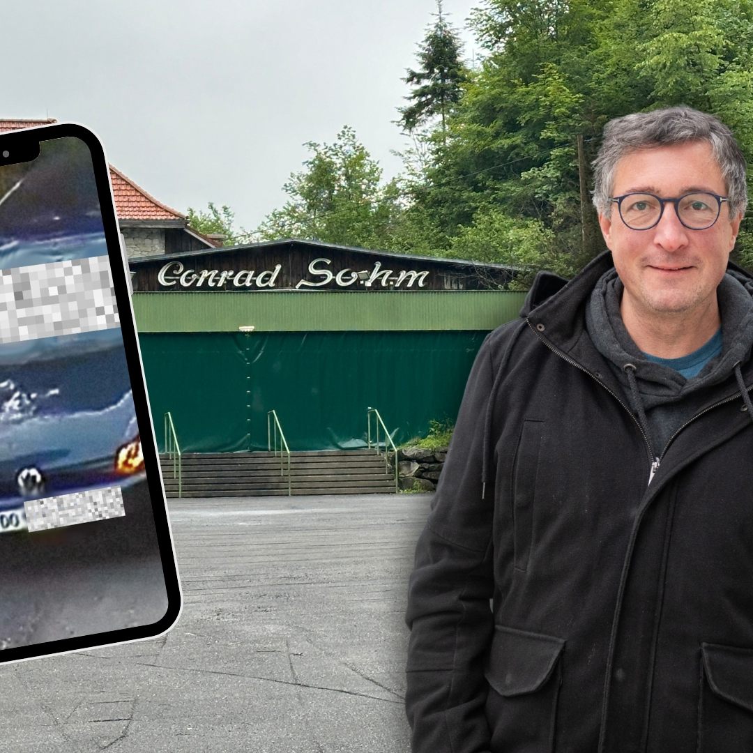 Auf dem Privatgrundstück des Conrad Sohm kam es erneut zu einem unschönen Vorfall.