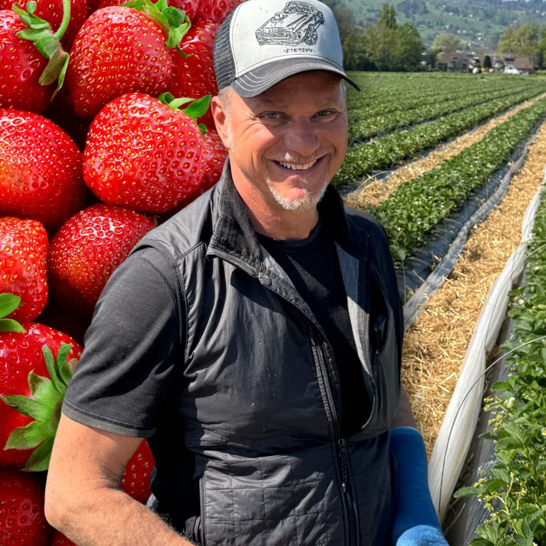 Wolfgang Karg über die Erdbeersaison und sein Erdbeerland.