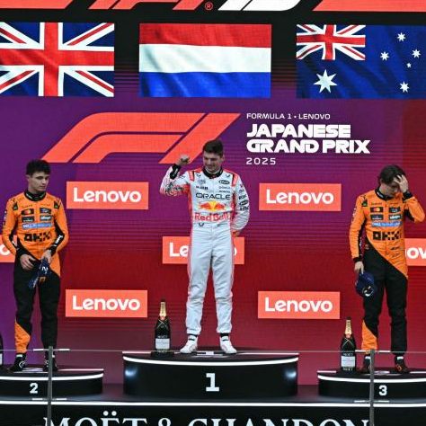 Verstappen holte sich den Sieg in Japan.