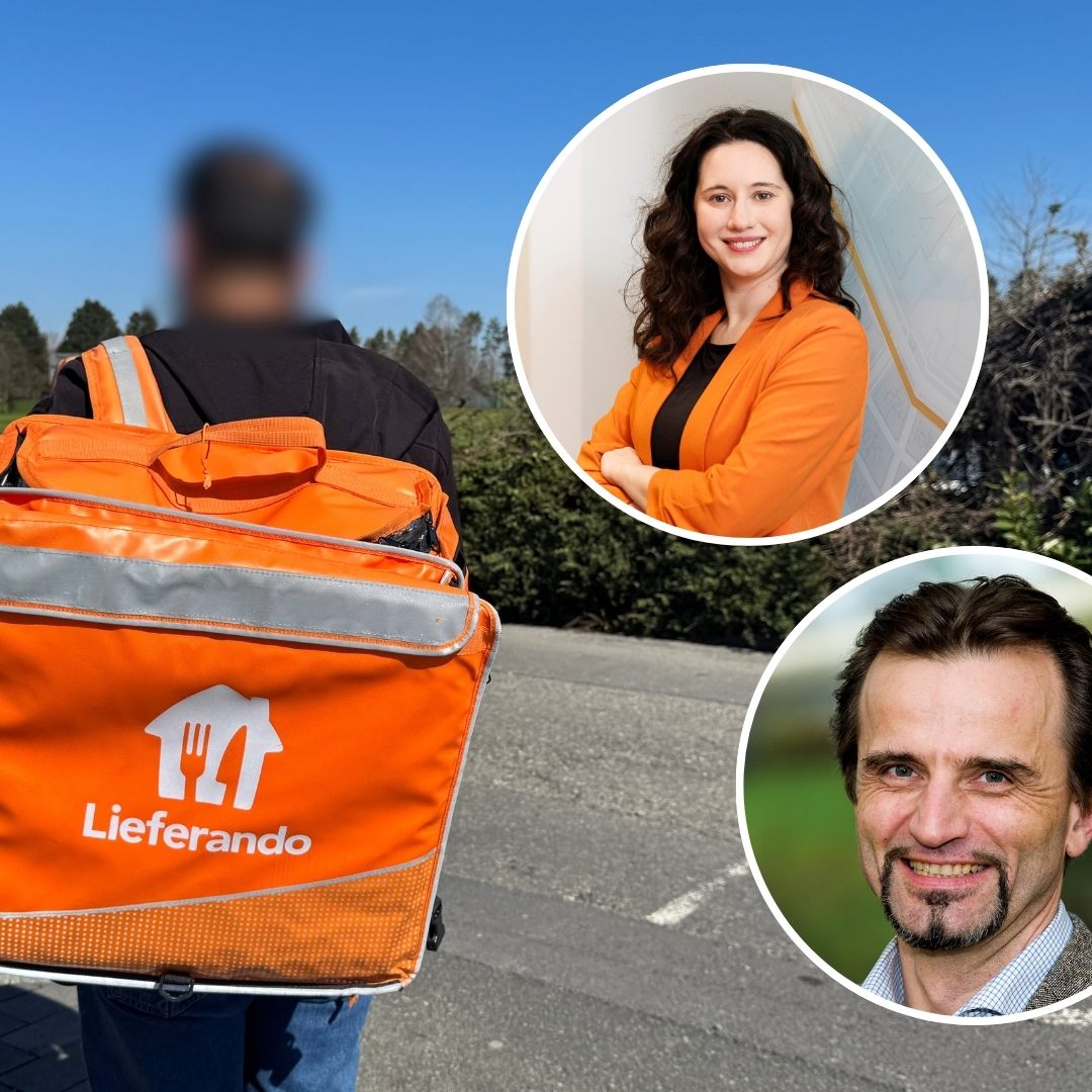 Durch die freien Dienstverträge sind die Arbeitsbedingungen der Lieferando-Fahrer in der Kritik.