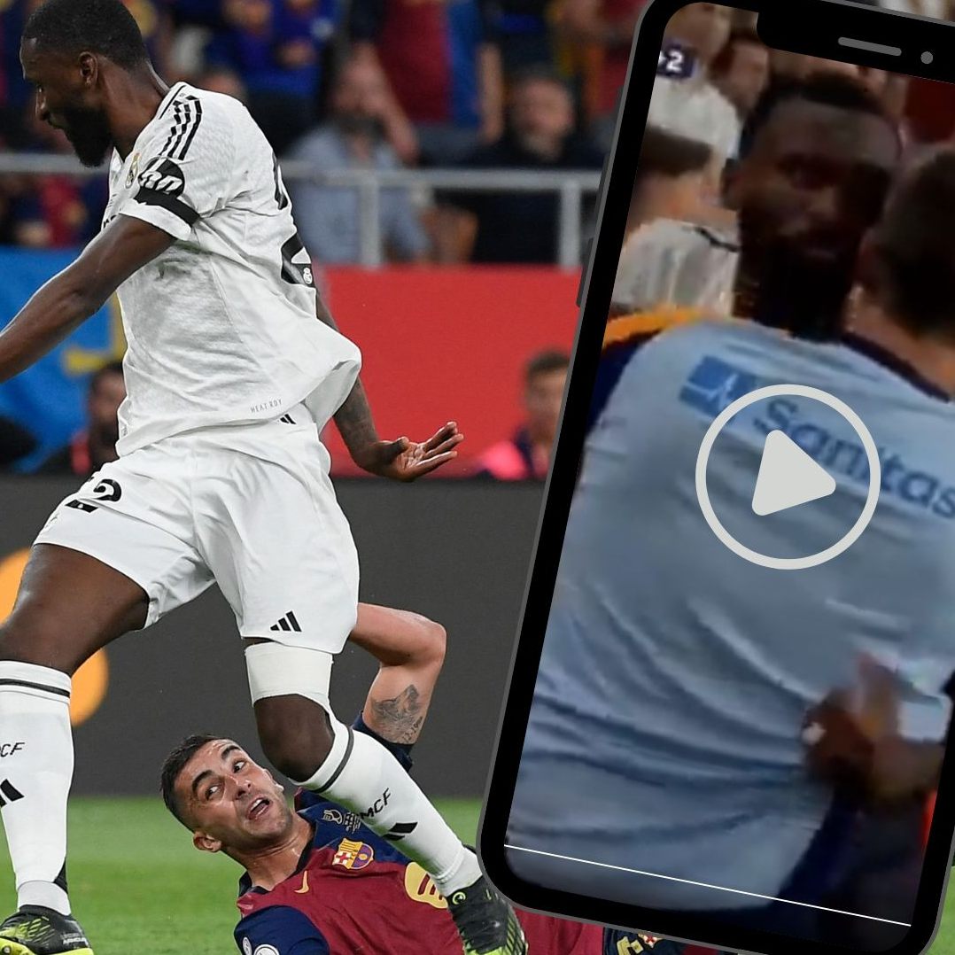 In der Wut über die zerplatzte Titelchance brannten Antonio Rüdiger die Sicherungen durch.