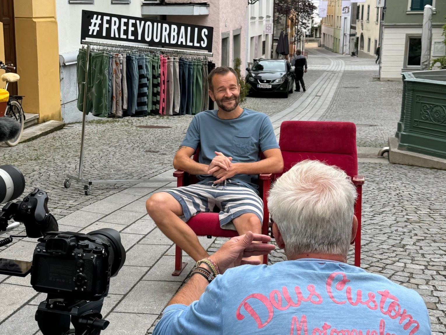 Gedreht wurde das Nuffinz-Portrait mitten im Herzen von Bregenz. Gedreht wurde das Nuffinz-Portrait mitten im Herzen von Bregenz.