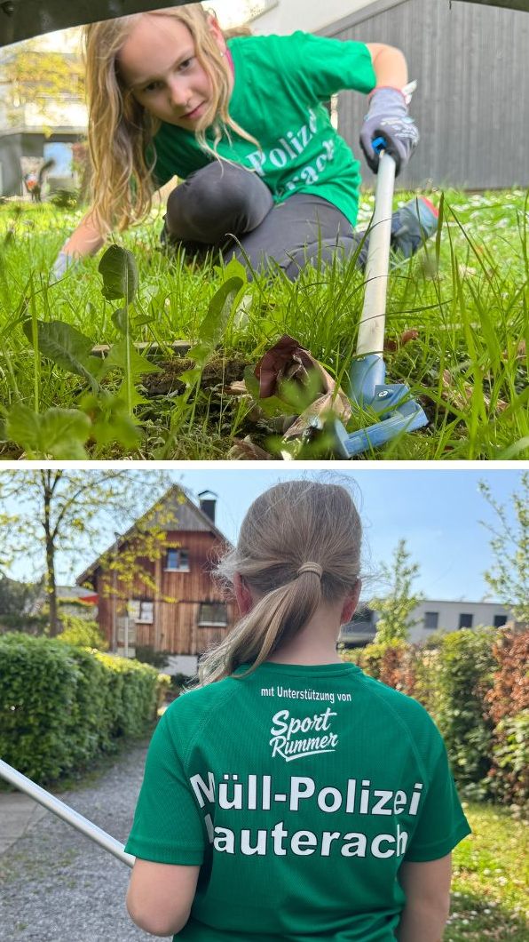 Die Lauteracher Müll-Polizei ist ein Vorbild für Jung und Alt.
