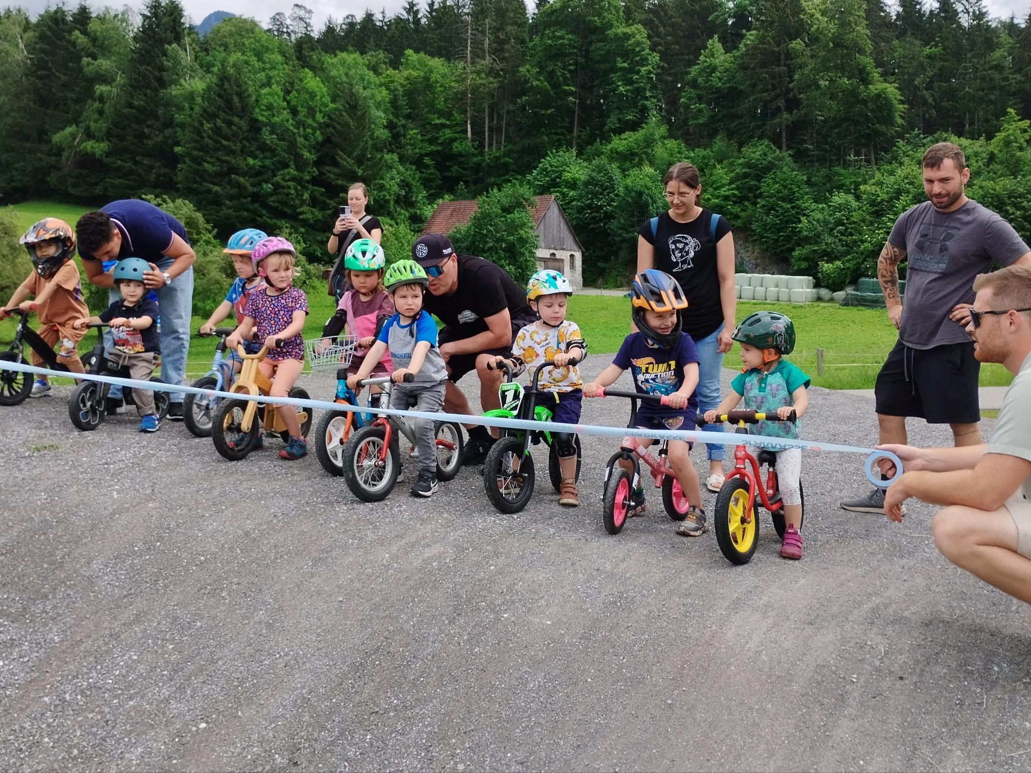 Start frei zum 2. Laufrad-Rennen auf dem BMX-Parcours