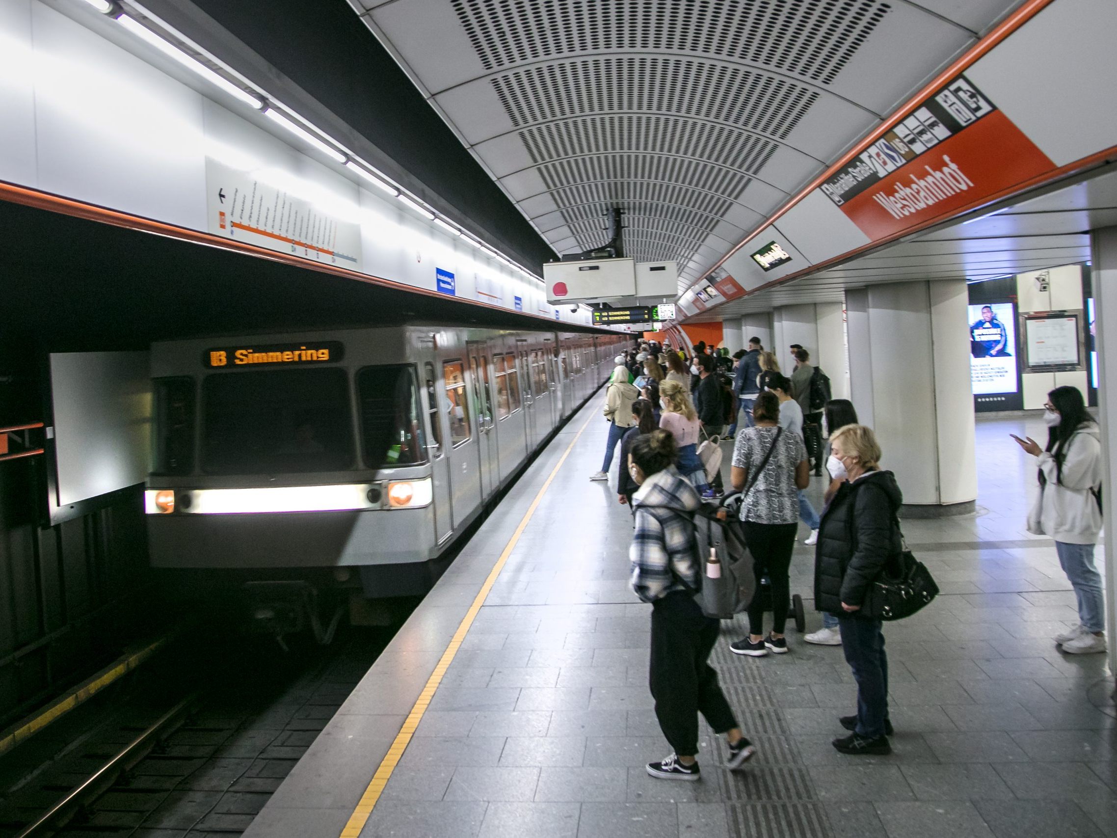 Der Unfall am Westbahnhof sorgte für Verzögerungen bei der U3.
