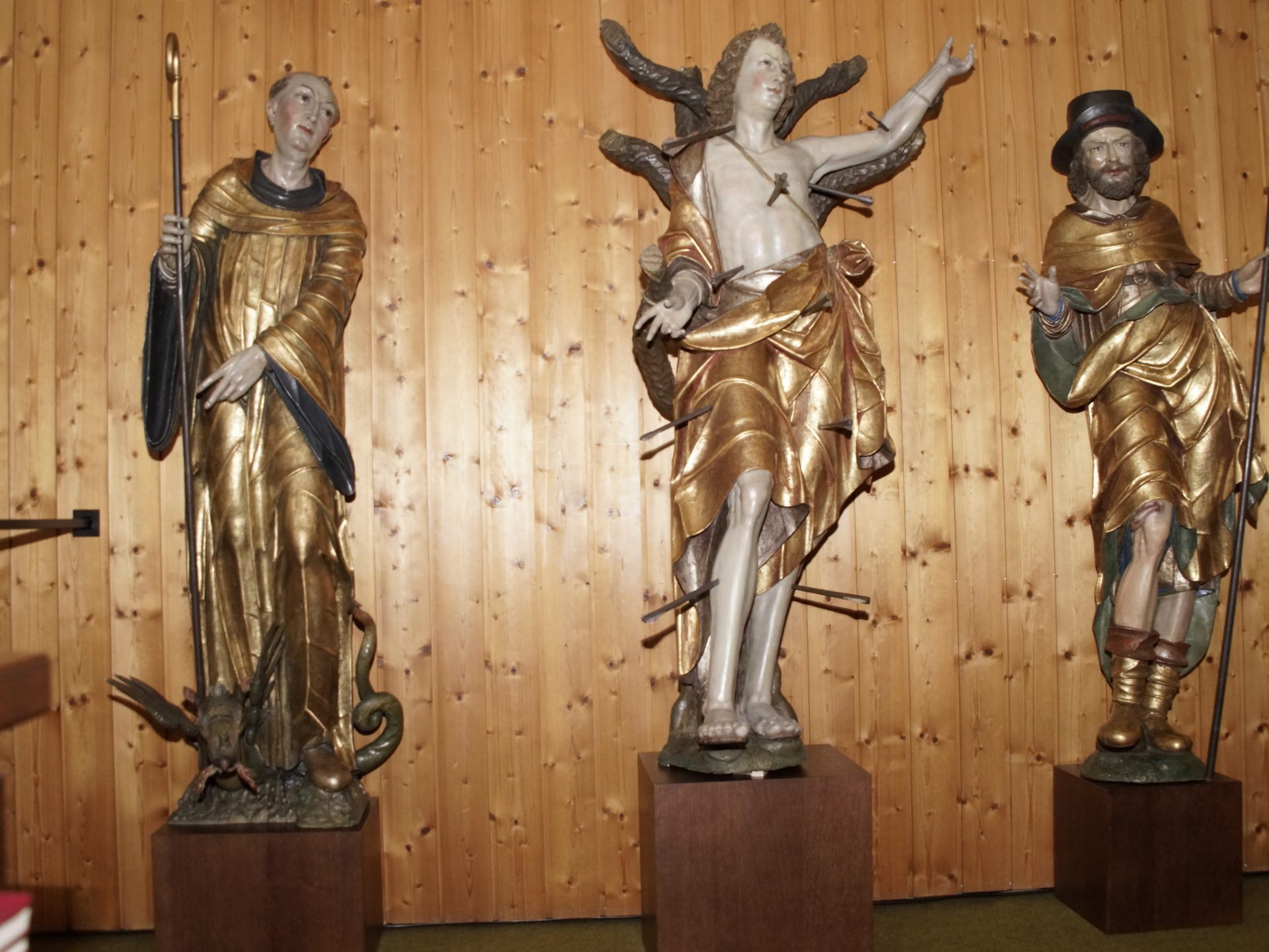 Die drei Pestheiligen in der Pfarrkirche Göfis
