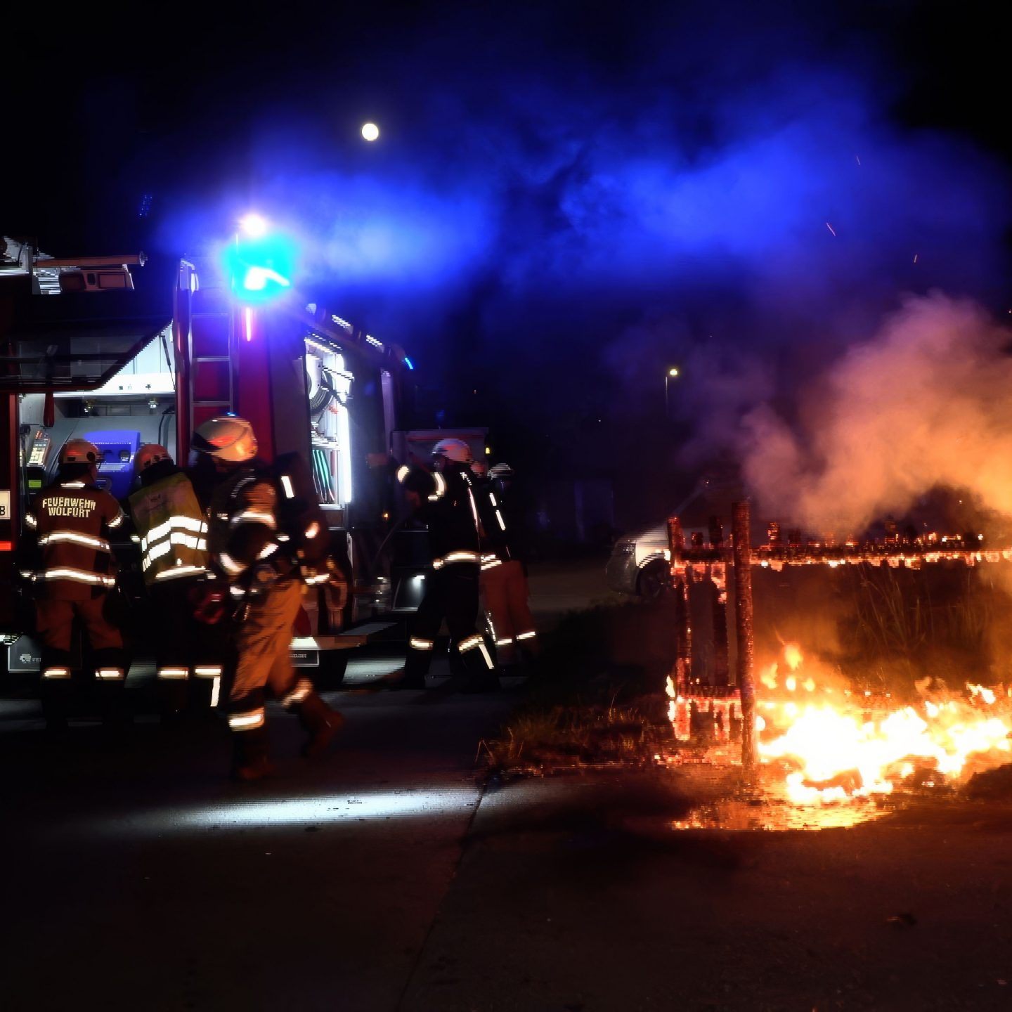 Nächtlicher Brand in Wolfurt