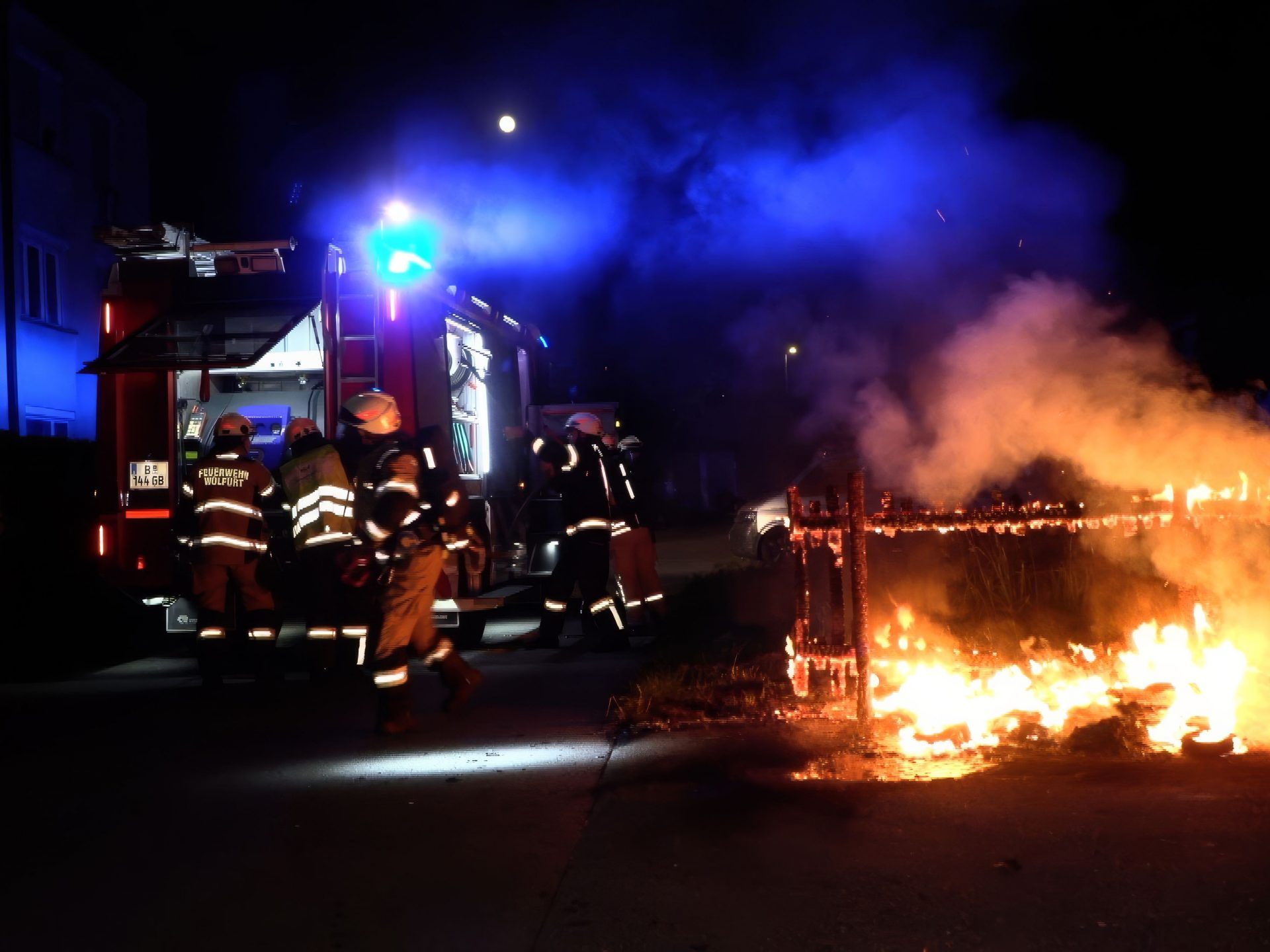 Nächtlicher Brand in Wolfurt Nächtlicher Brand in Wolfurt