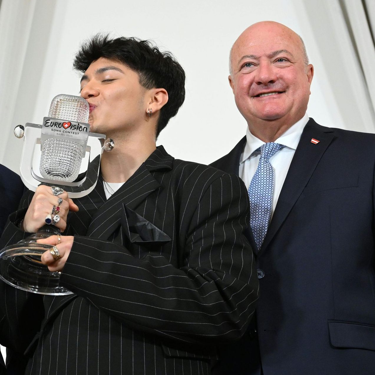 Großer Empfang für JJ im Kanzleramt mit der gesamten Regierungsspitze