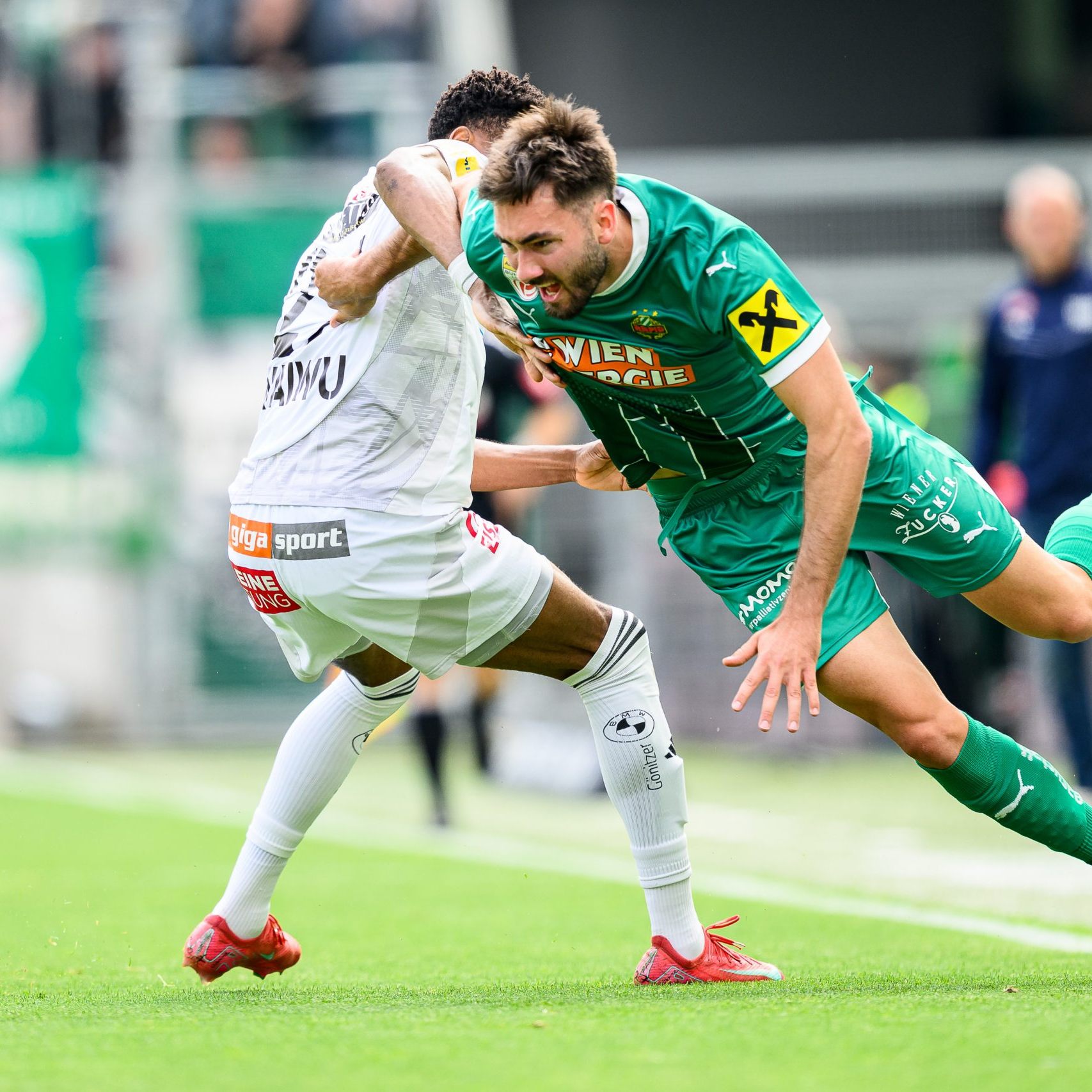 WAC hielt mit einem 1:0-Erfolg gegen Rapid den Rückstand auf Sturm bei drei Zählern.