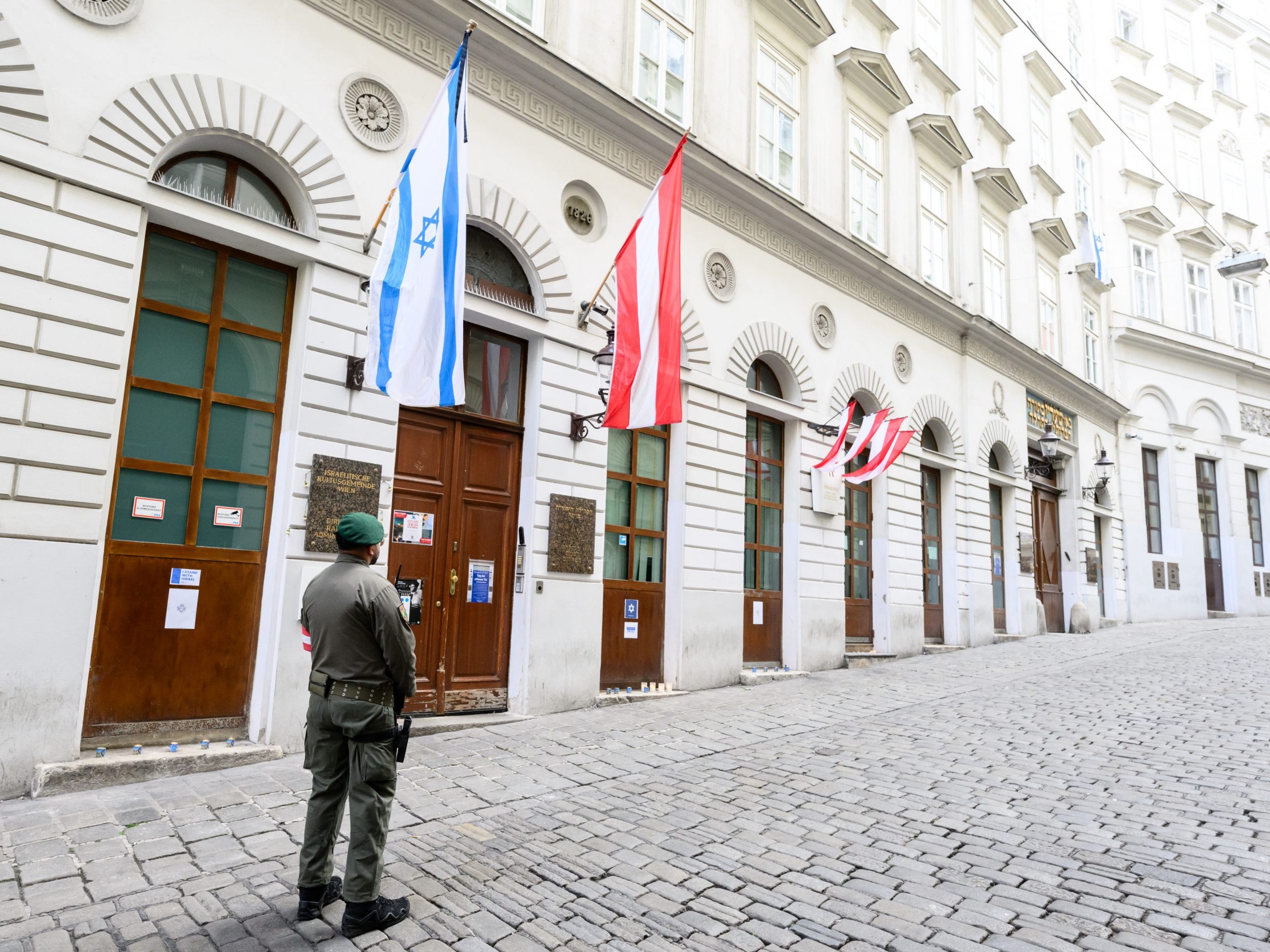 Nach dem Angriff auf den Stadttempel in Wien konnte die Polizei die Frau ausforschen. Nach dem Angriff auf den Stadttempel in Wien konnte die Polizei die Frau ausforschen.