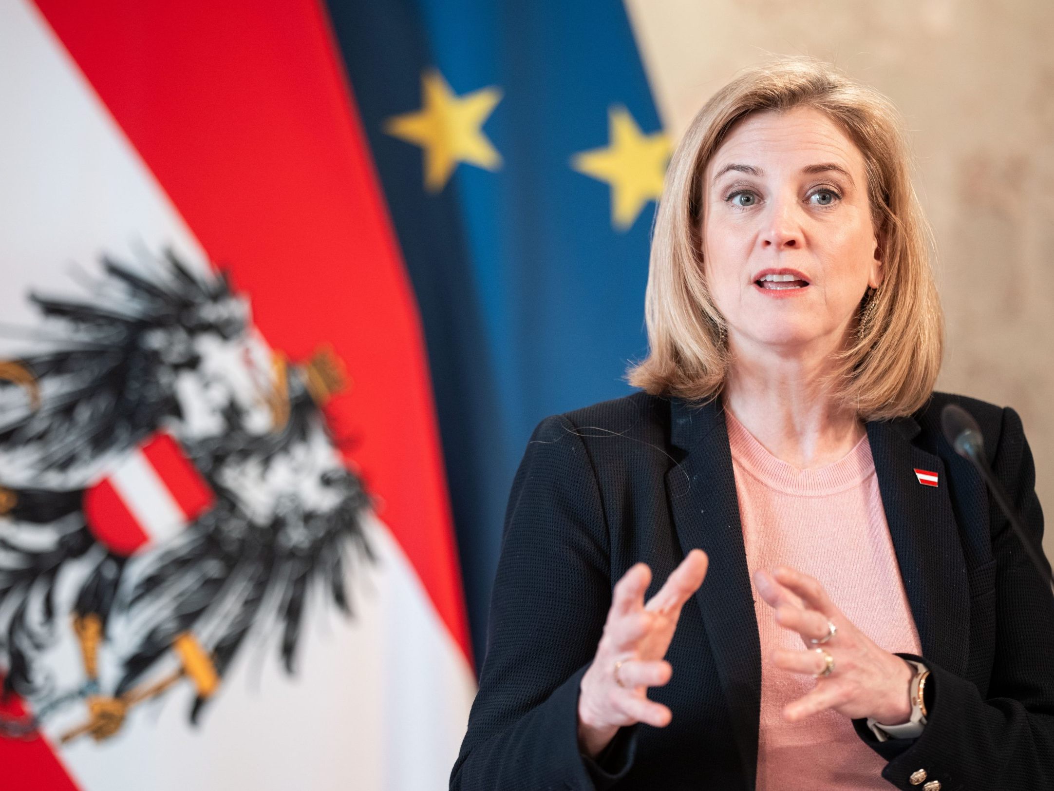 Sparmaßnahmen im Außenministerium von Beate Meinl-Reisinger (im Bild). Sparmaßnahmen im Außenministerium von Beate Meinl-Reisinger (im Bild).