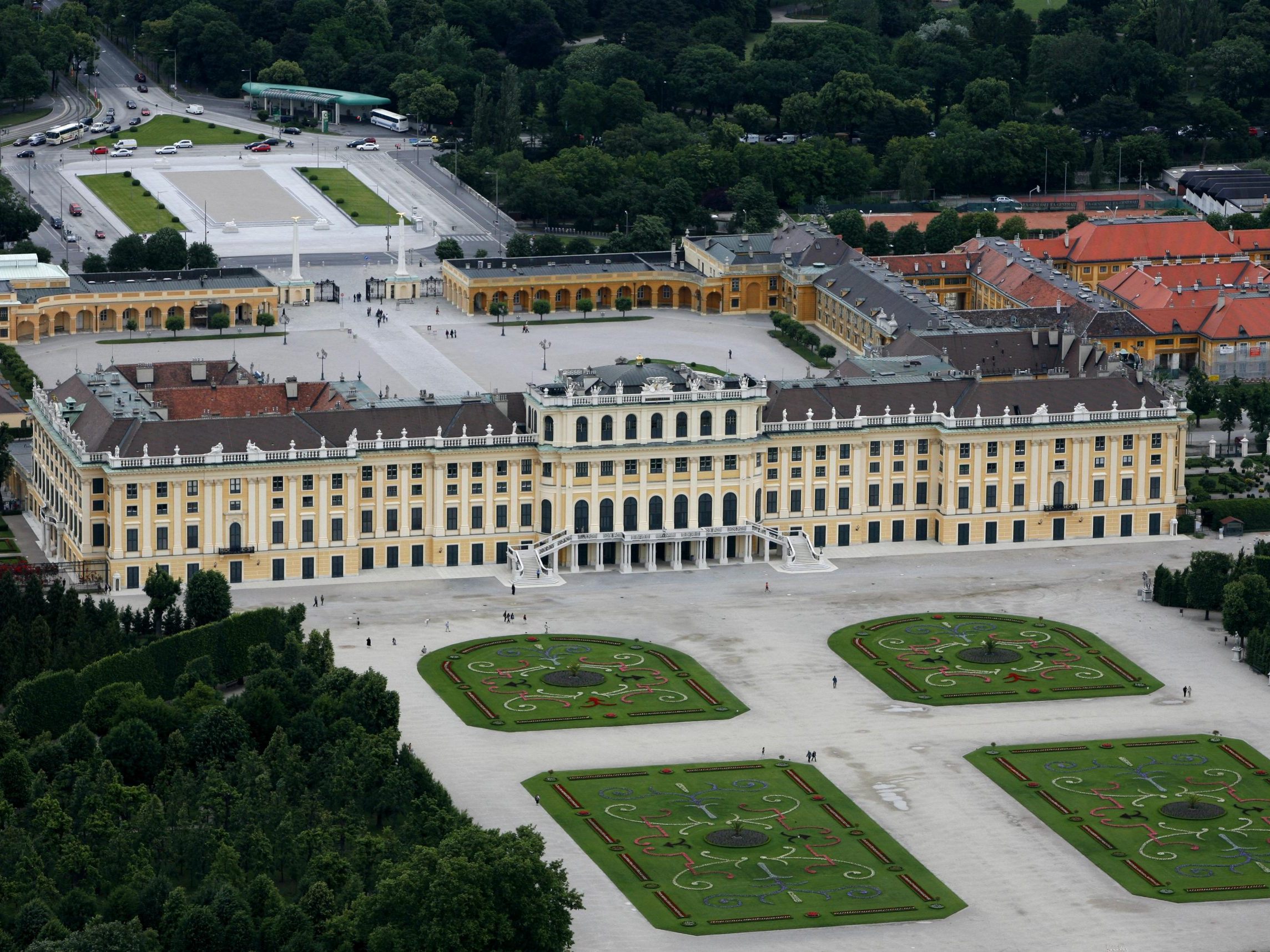 Das Wiener Schloss Schönbrunn. Das Wiener Schloss Schönbrunn.