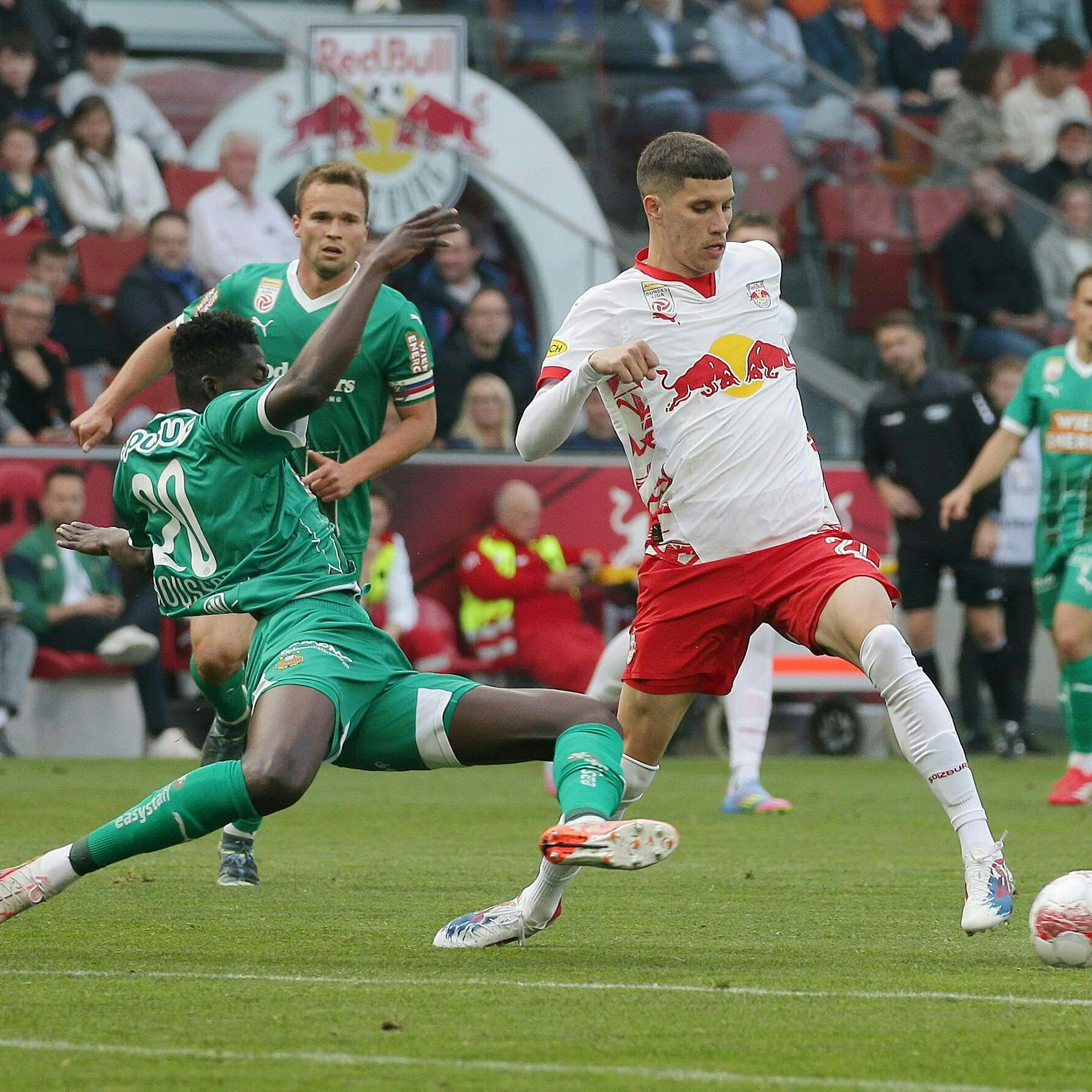 Rapid unterlag Salzburg.