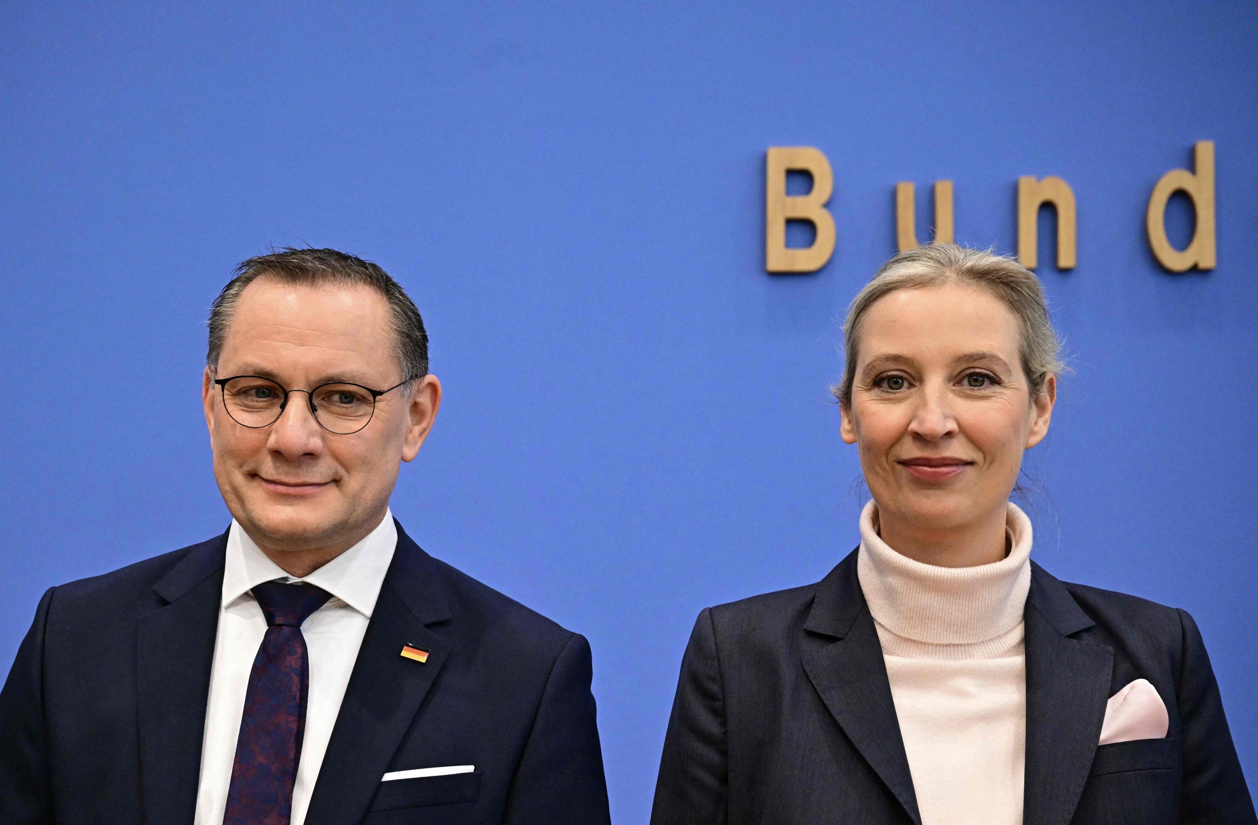 Die beiden Co-Vorsitzenden der AfD: Tino Chrupalla und Alice Weidel. Die beiden Co-Vorsitzenden der AfD: Tino Chrupalla und Alice Weidel.