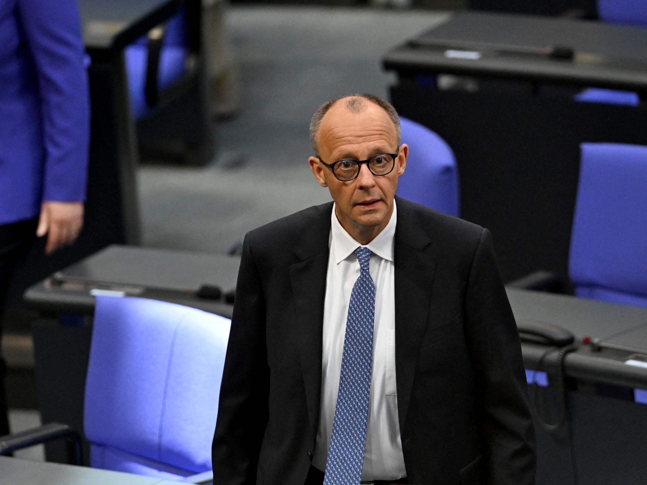 CDU-Chef Friedrich Merz ist bei der Kanzlerwahl im Bundestag im ersten Wahlgang durchgefallen. CDU-Chef Friedrich Merz ist bei der Kanzlerwahl im Bundestag im ersten Wahlgang durchgefallen.