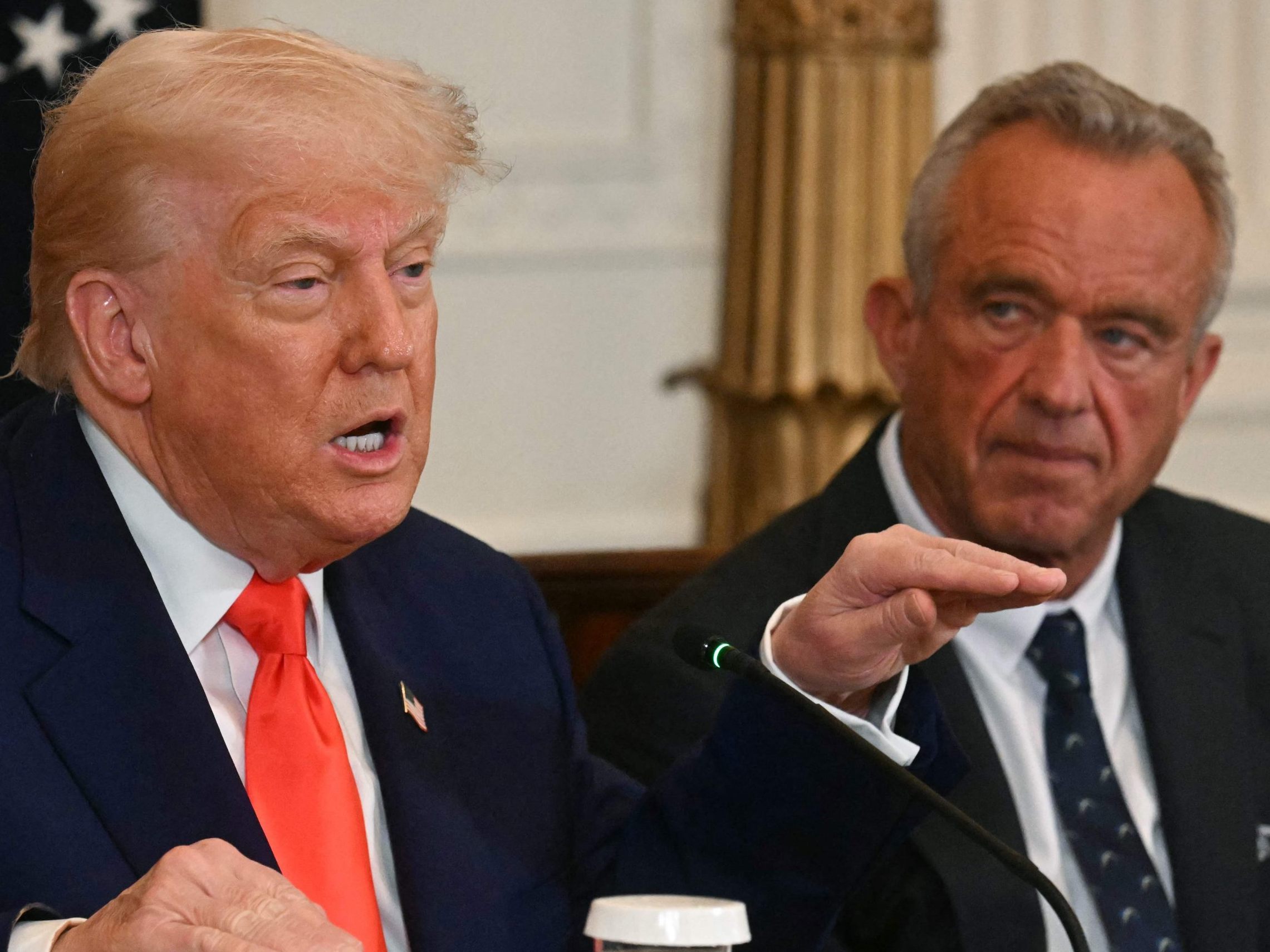 US-Präsident Donald Trump und Gesundheitsminister Robert F. Kennedy US-Präsident Donald Trump und Gesundheitsminister Robert F. Kennedy