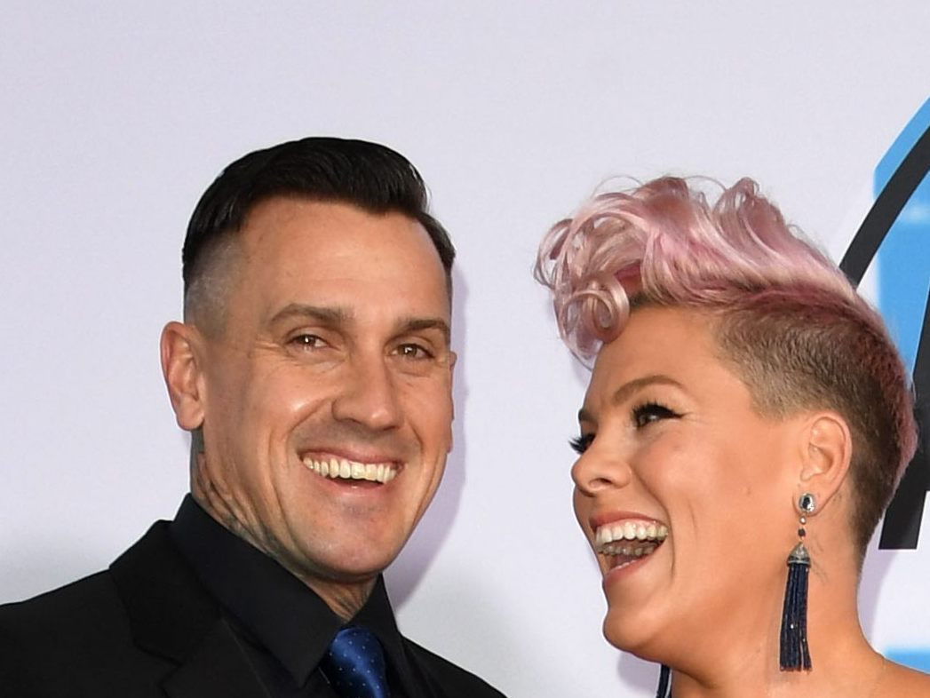 Pink mit ihrem Ehemann Carey Hart.