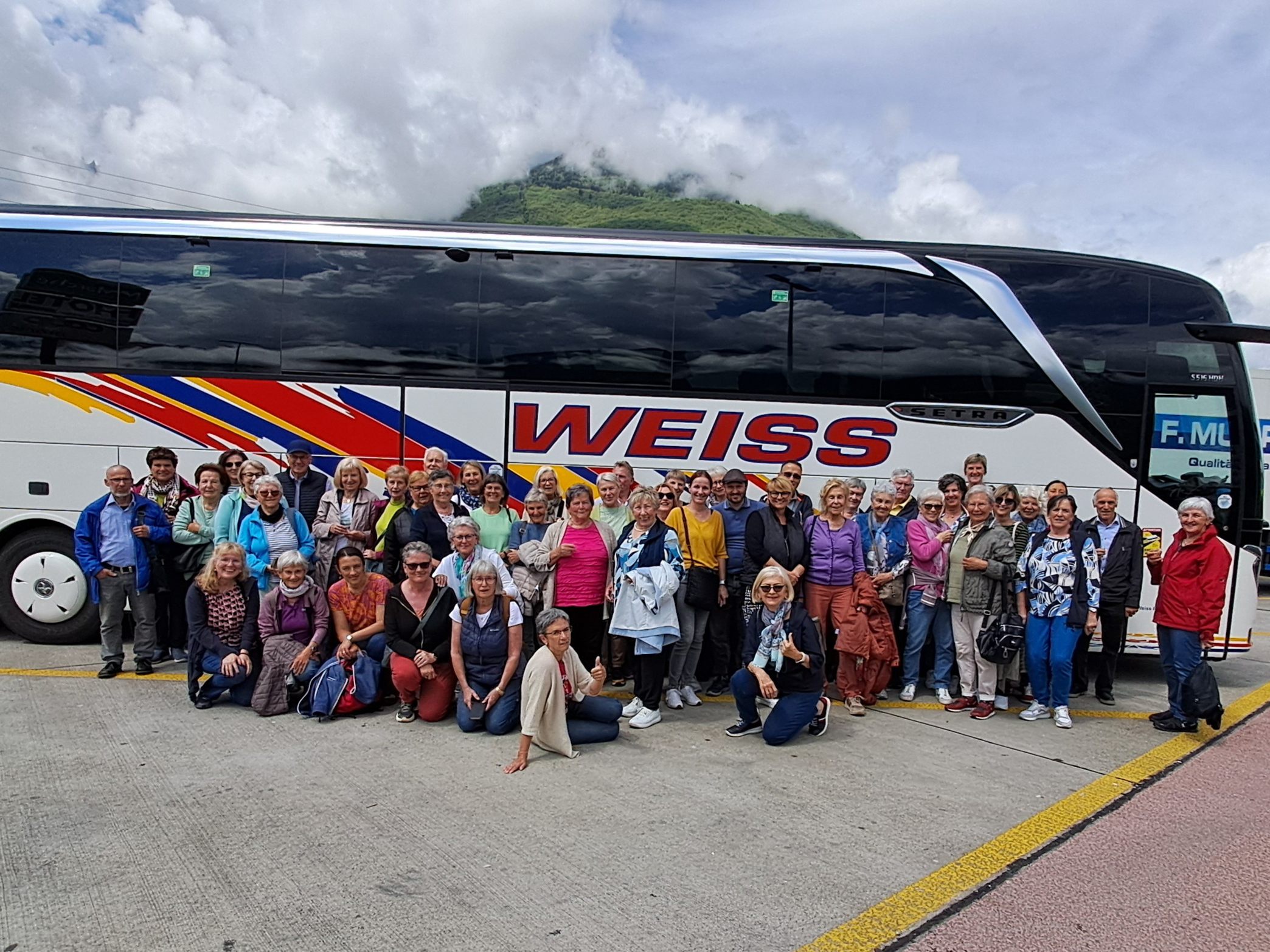Kneipp-Reisegruppe unterwegs nach Italien Kneipp-Reisegruppe unterwegs nach Italien