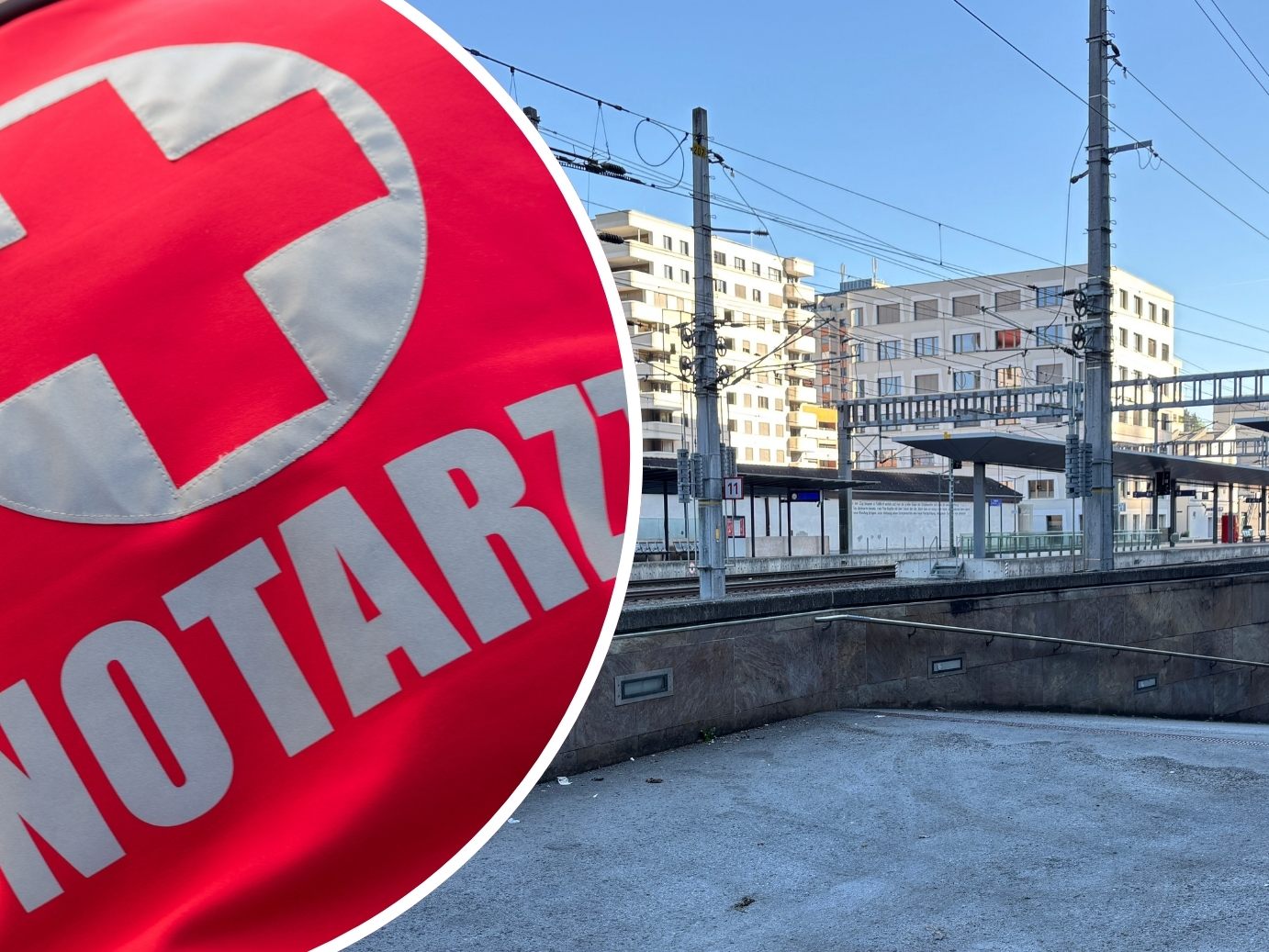 Der Unfall ereignete sich kurz nach Mitternacht am Bahnhof Feldkirch. Der Unfall ereignete sich kurz nach Mitternacht am Bahnhof Feldkirch.