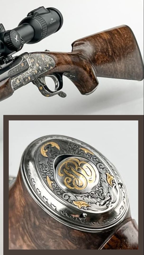 René Benkos Luxus-Gewehr wird versteigert.