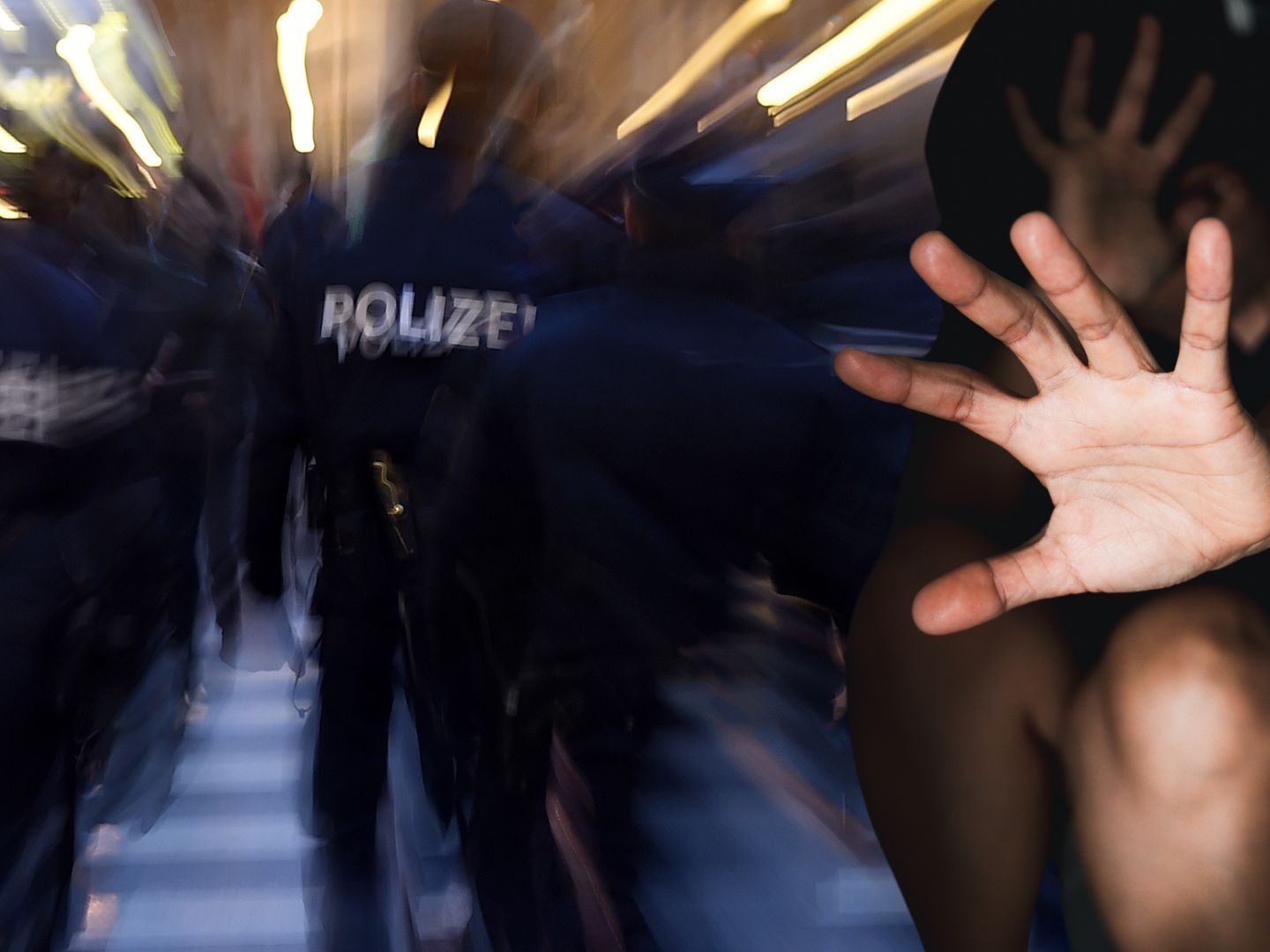 Die Polizei nahm einen Mann wegen des Verdachts der Vergewaltigung fest.