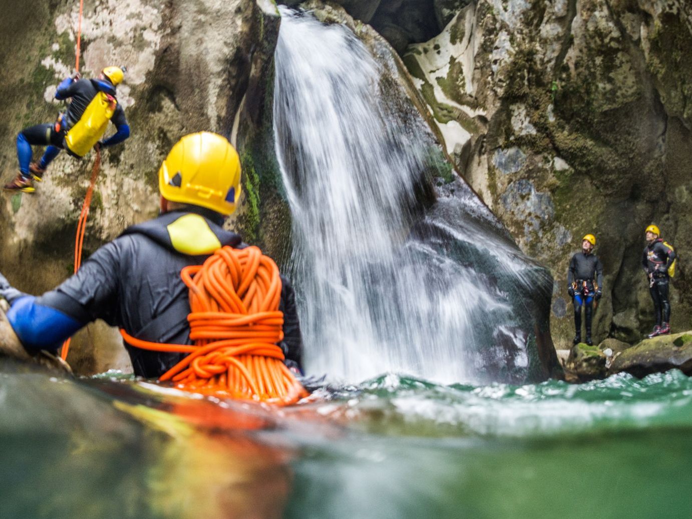 Unfall bei Canyoning-Tour in Dornbirn (SYMBOLBILD)