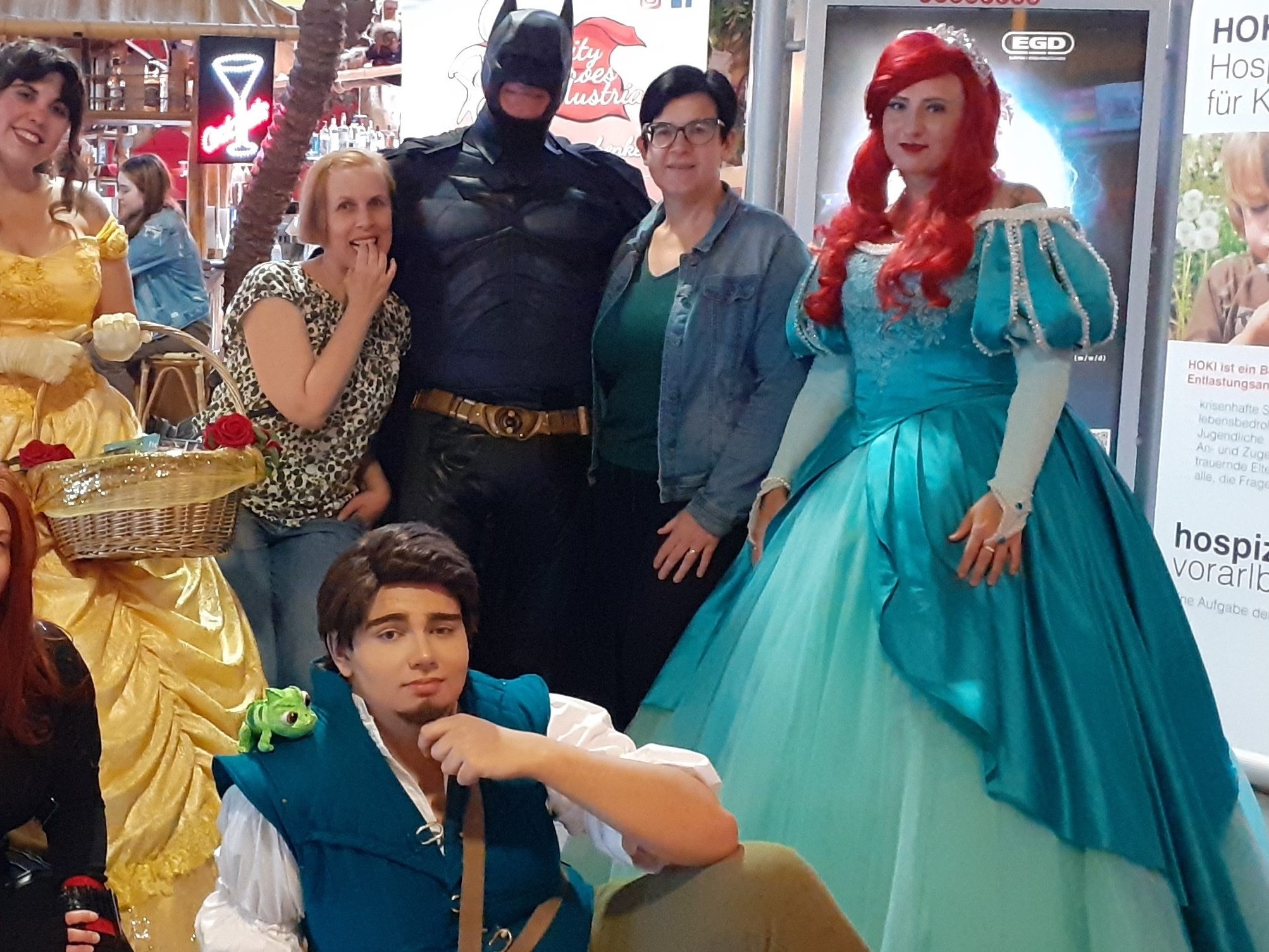 Die Charity Heroes sind beim Aktionstag von HOKI und MKPT im Cineplexx mit dabei.