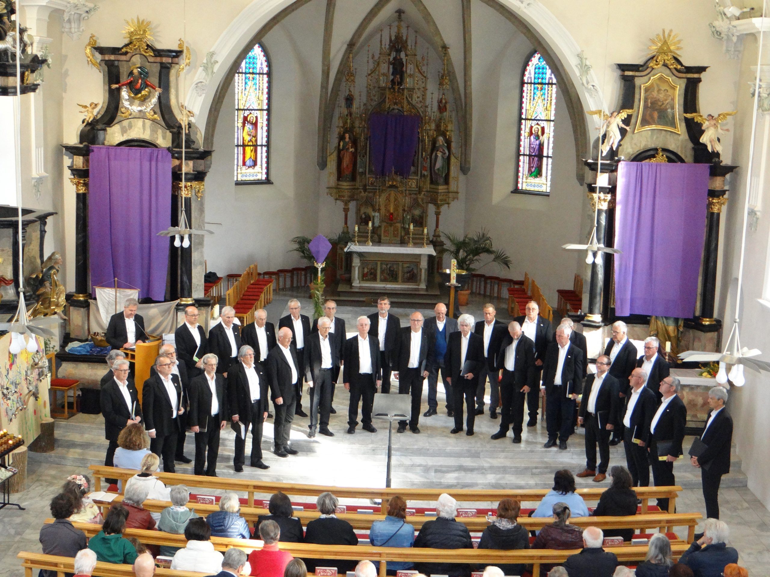 Gemeinschaftskonzert Liederkranz und Männerchor. Gemeinschaftskonzert Liederkranz und Männerchor.