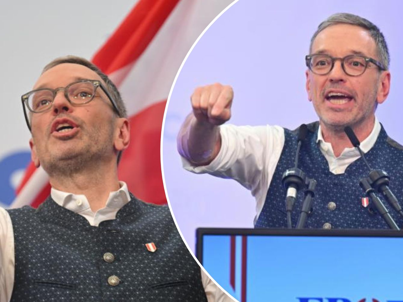 In seiner Rede übte Kickl wieder einmal Kritik an der Regierung und inszenierte sich selbst als Lösung aller Probleme: "Nur dranbleiben müssen wir, dass endlich so regiert wird in diesem Land, wie ihr das wollt und wie ihr das verdient." In seiner Rede übte Kickl wieder einmal Kritik an der Regierung und inszenierte sich selbst als Lösung aller Probleme: "Nur dranbleiben müssen wir, dass endlich so regiert wird in diesem Land, wie ihr das wollt und wie ihr das verdient."