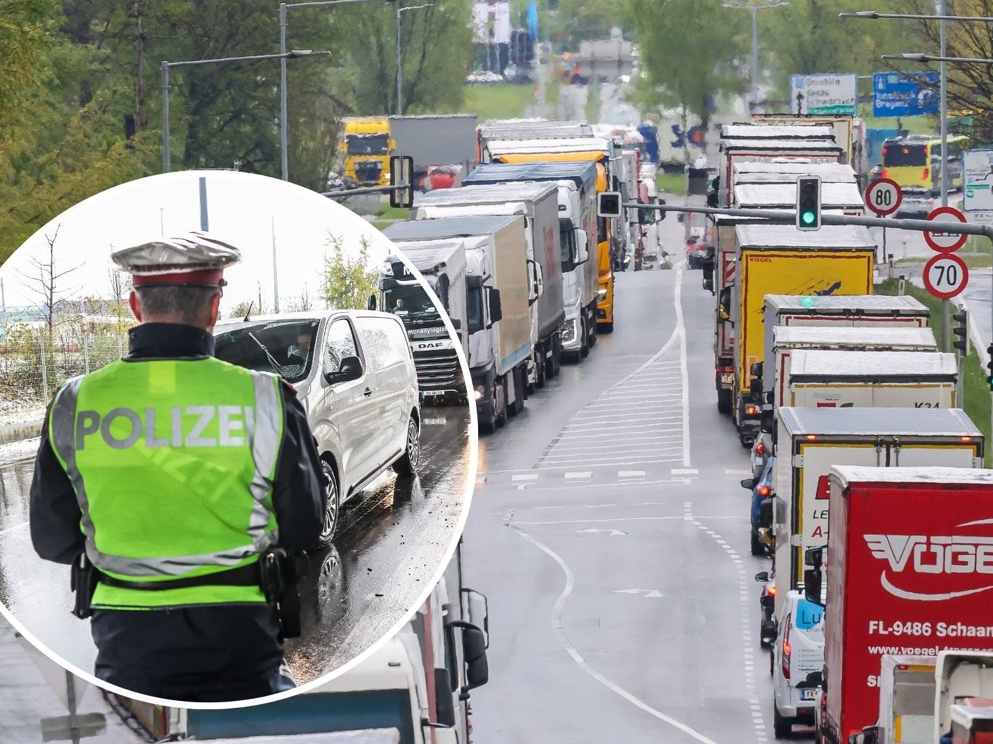 Wie reagiert die Polizei auf das Verkehrschaos beim Güterbahnhof?