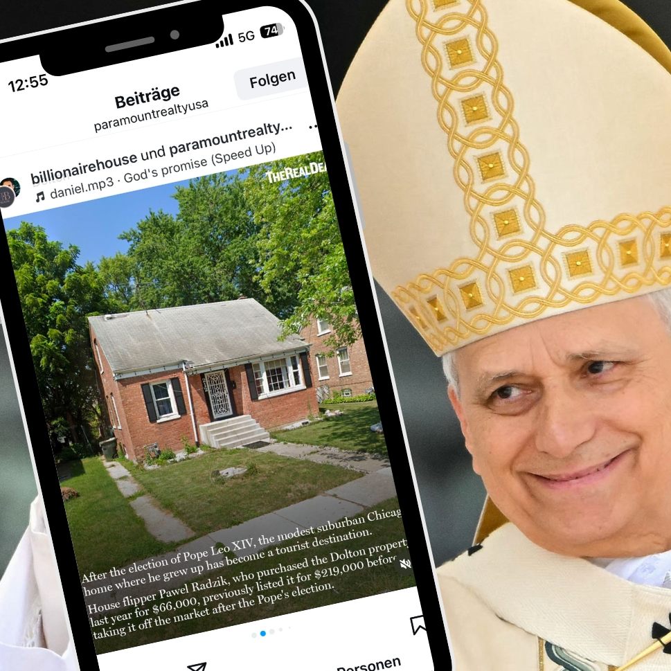 Das Elternhaus von Papst Leo XIV. soll bis Mitte Juni versteigert werden.