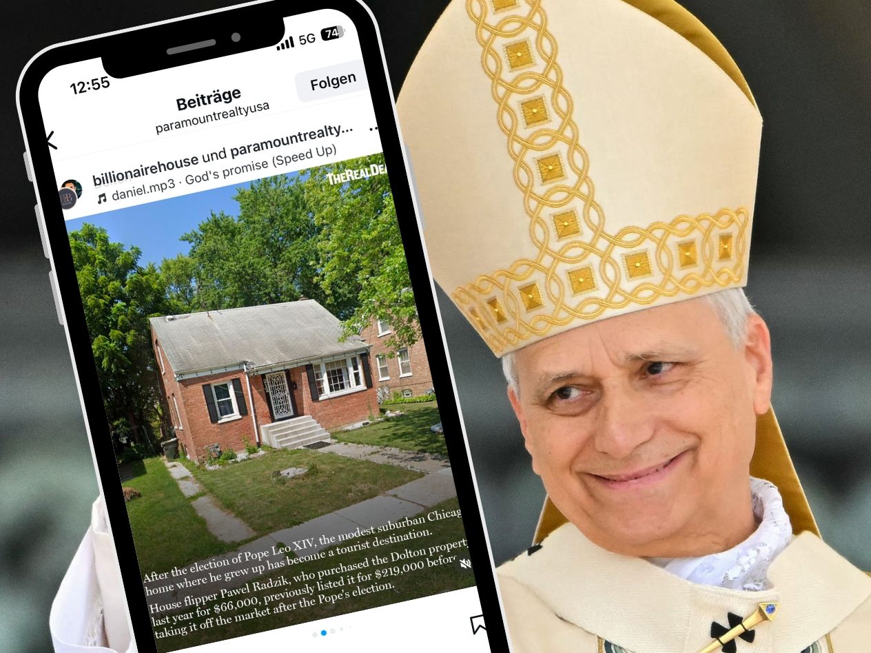 Das Elternhaus von Papst Leo XIV. soll bis Mitte Juni versteigert werden.