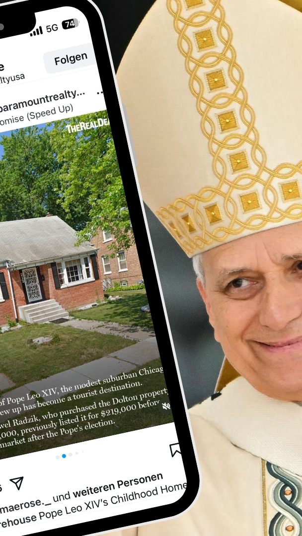 Das Elternhaus von Papst Leo XIV. soll bis Mitte Juni versteigert werden.