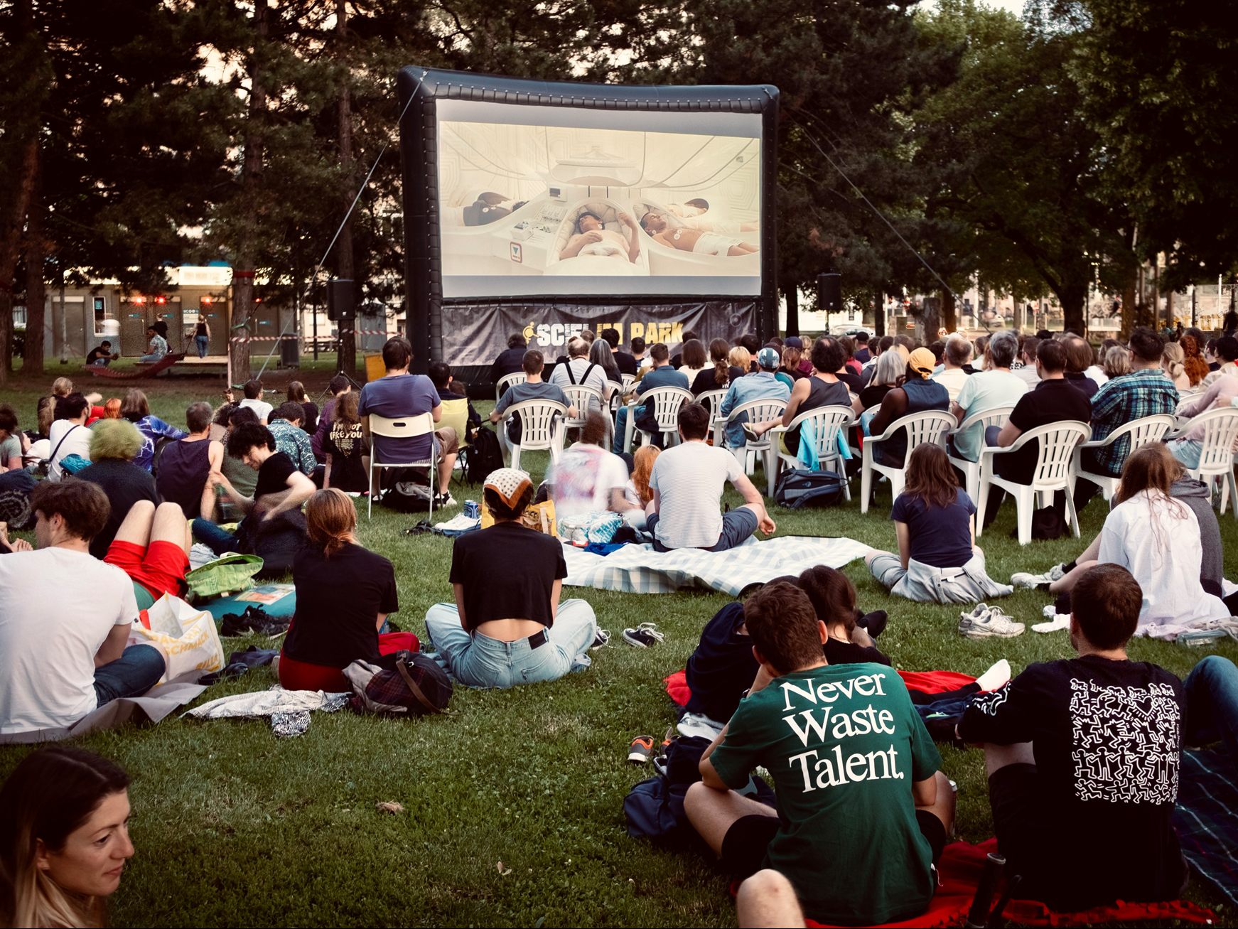 Das Programm bei Science Fiction im Park.