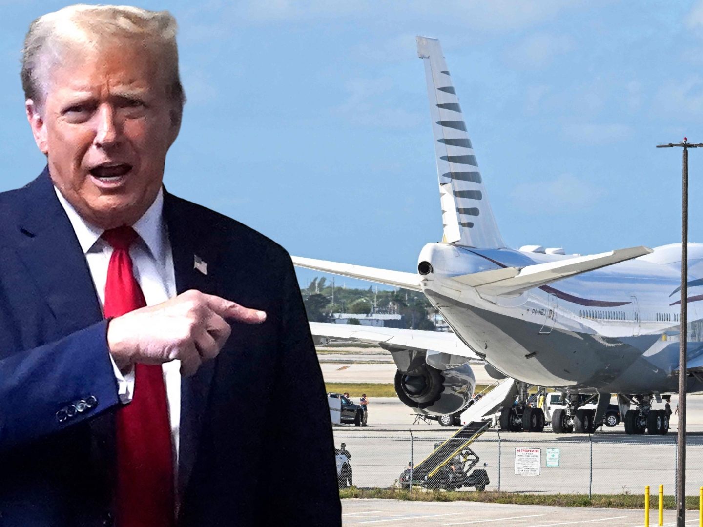Trump hat bereits im Februar eine 747-8 besichtigt.