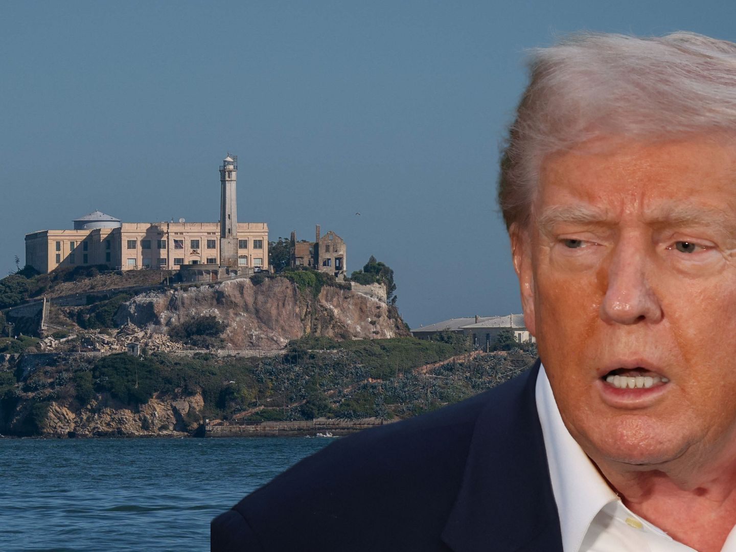 Trump will Alcatraz wieder als Gefängnis nutzen.