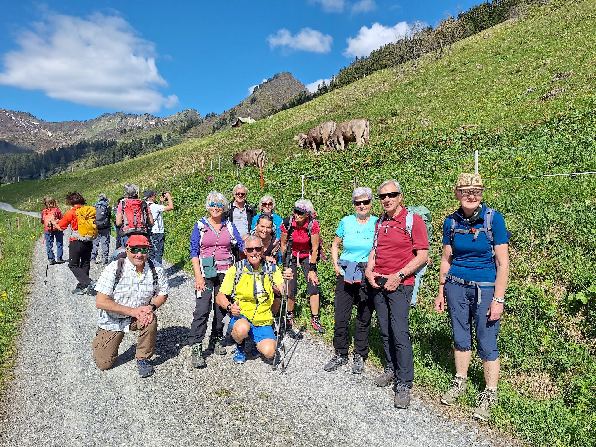 Eine wunderbare Wanderung in Damüls erlebten unsere Bergfreunde!
