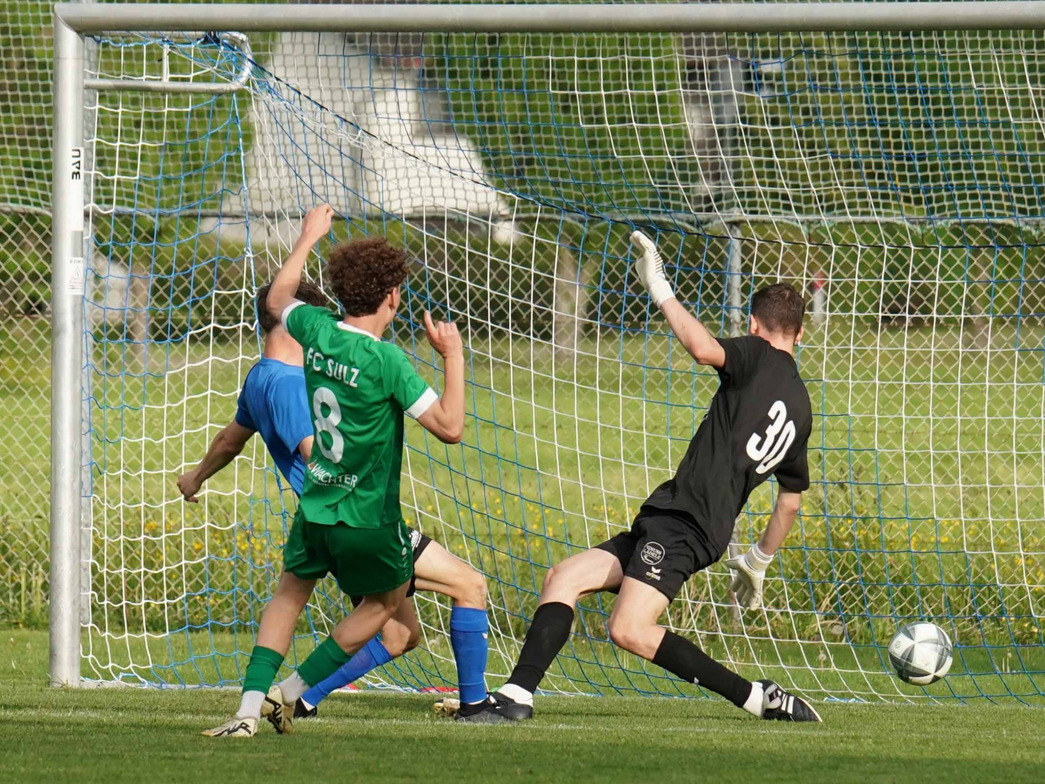 Raphael Welte bei seinem Tor zur zwischenzeitlichen 2:1-Führung Raphael Welte bei seinem Tor zur zwischenzeitlichen 2:1-Führung