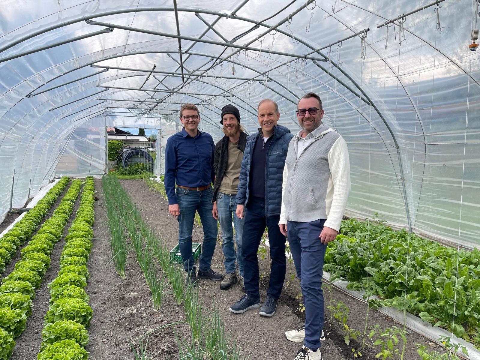 v. l. Clemens Osl (Stadtmarketing), David Rein, Bgm. Dieter Egger, StR. Dietmar Amann v. l. Clemens Osl (Stadtmarketing), David Rein, Bgm. Dieter Egger, StR. Dietmar Amann