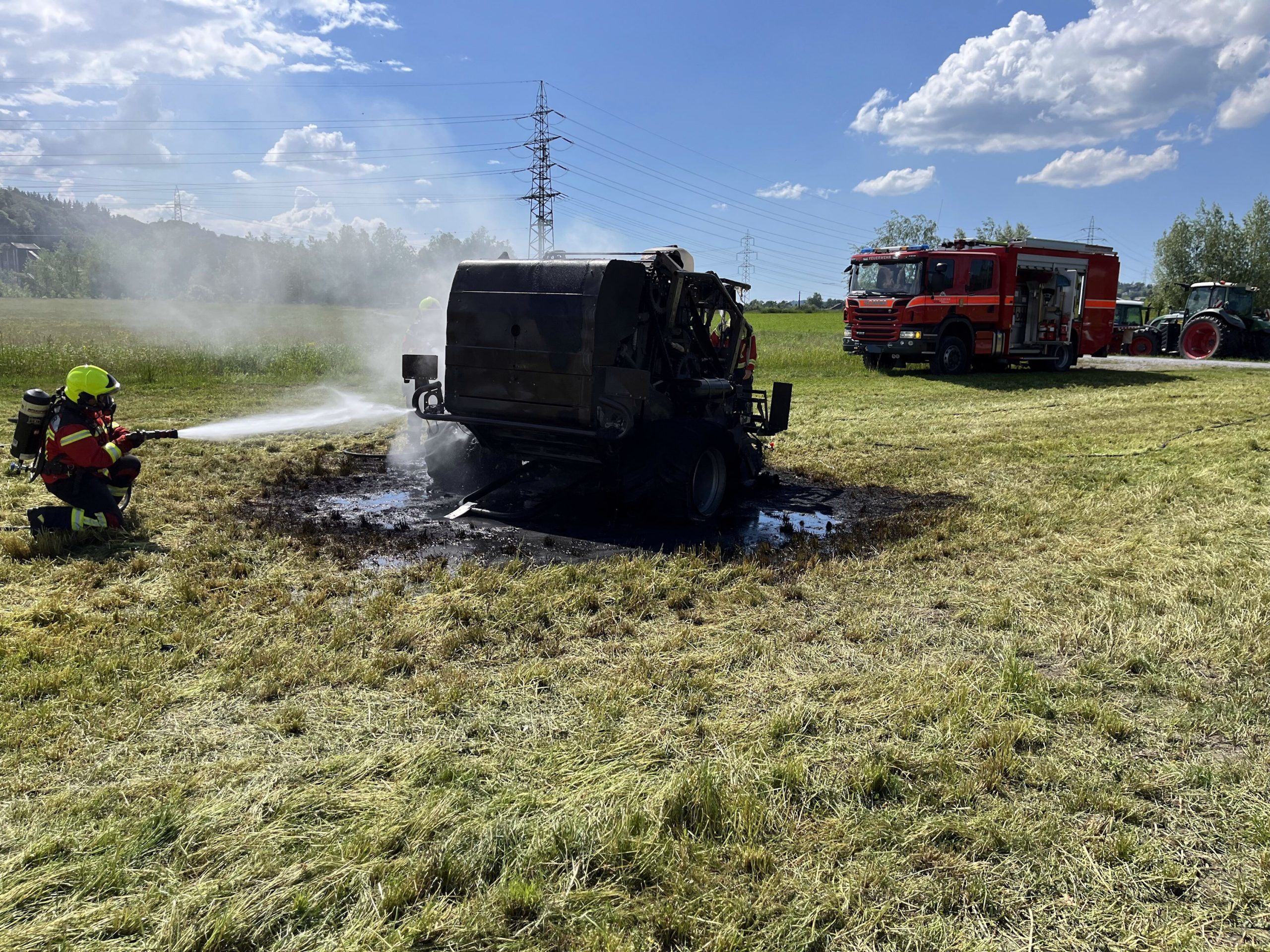 Durch das schnelle Eingreifen der Feuerwehr konnte Schlimmeres verhindert werden.