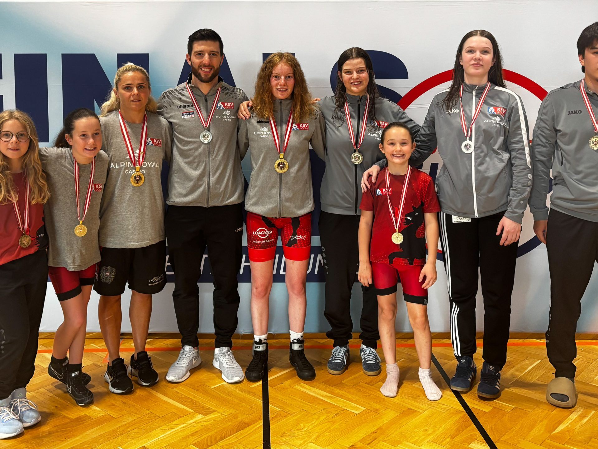 Die Medaillengewinner des KSV Götzis Die Medaillengewinner des KSV Götzis