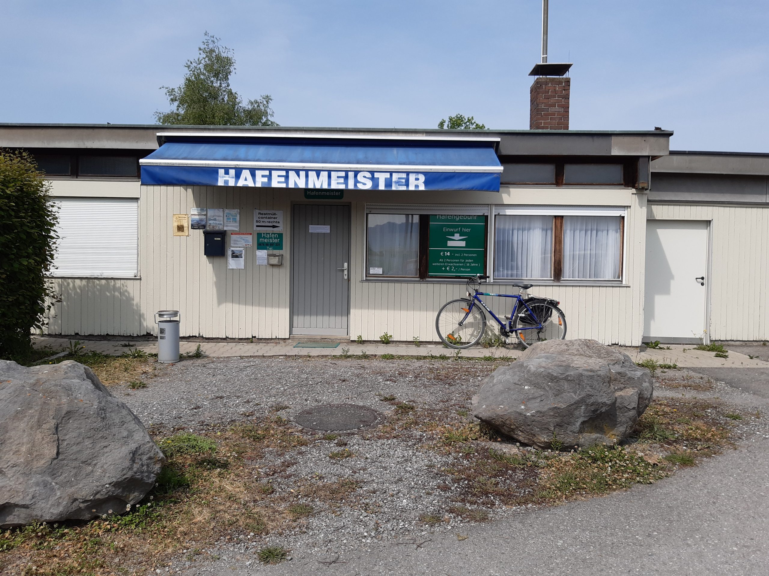 Das Strandbad Hard noch vor dem Neubau.