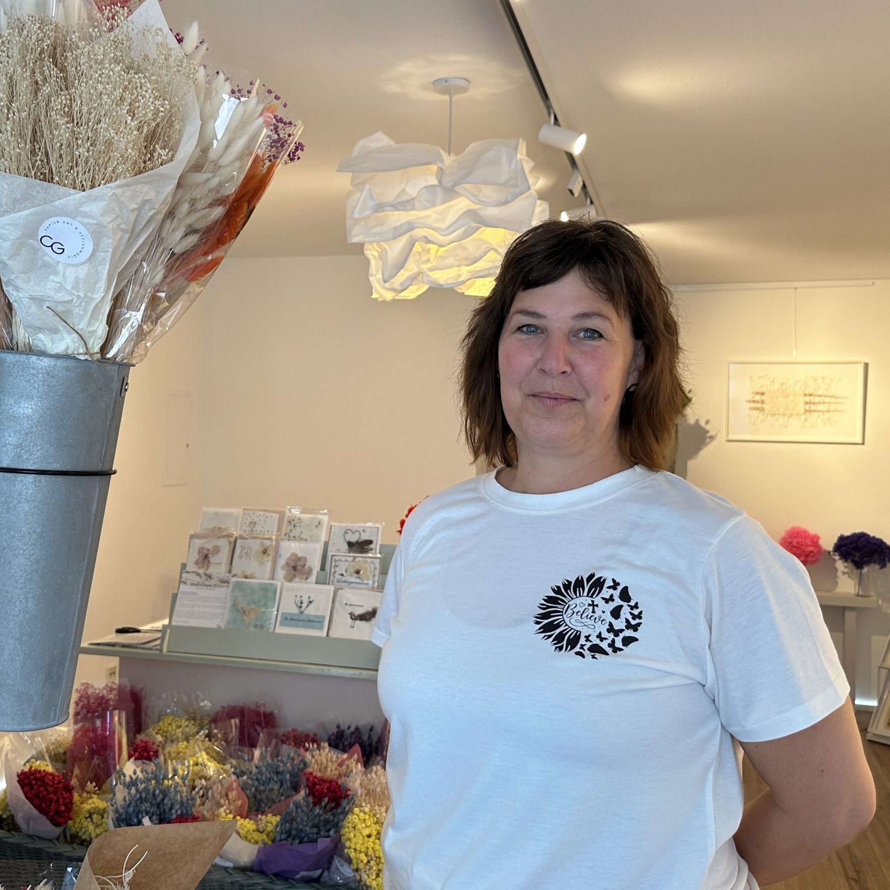 Christina Gilli in ihrem neuen Geschäft in Hohenems.