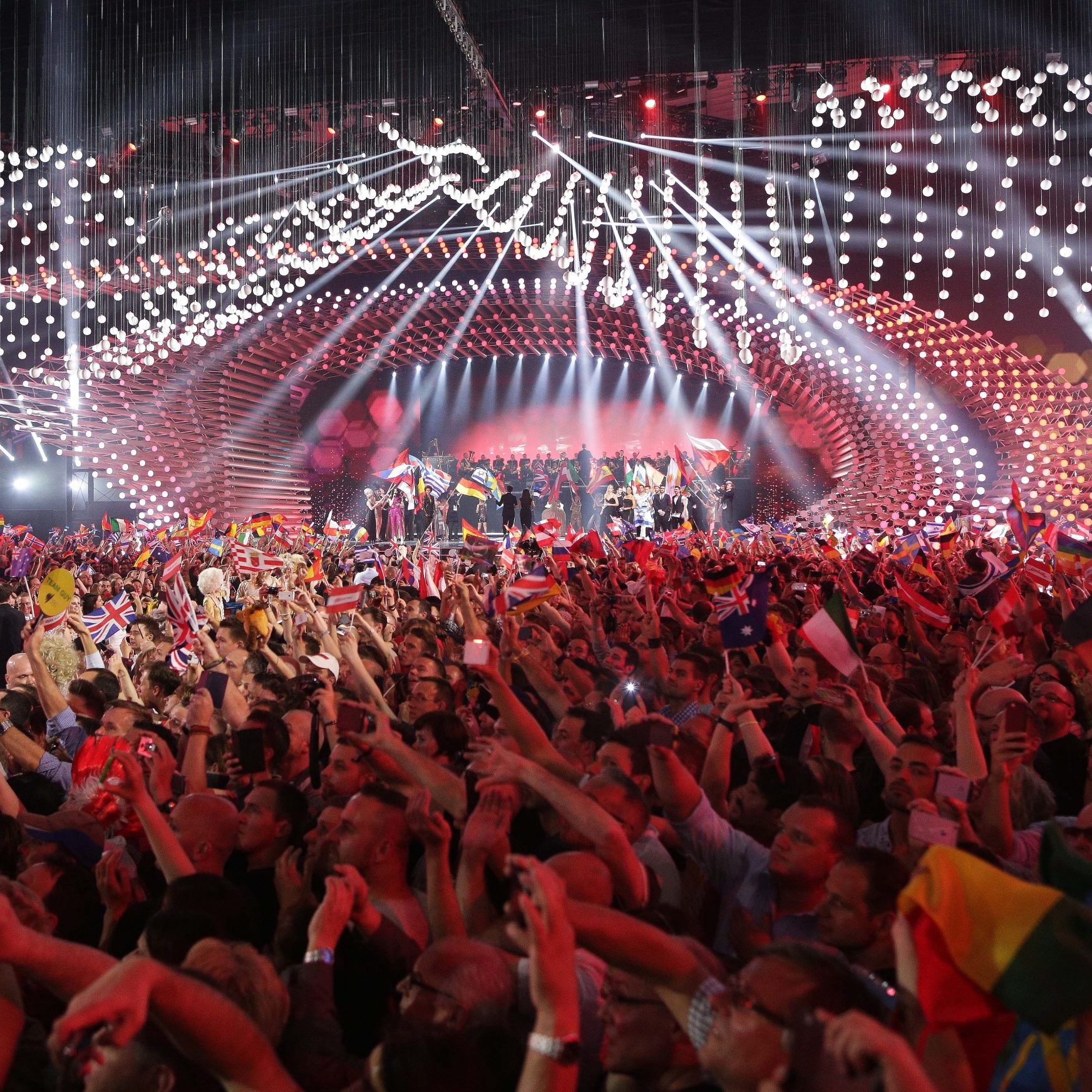 So sah es beim ESC-Finale 2015 in Wien aus.