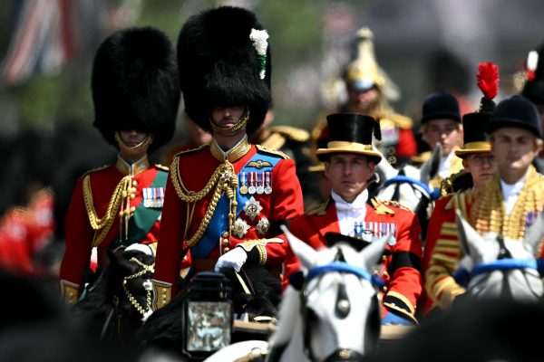 TOPSHOT-BRITAIN-ROYALS-TROOPING