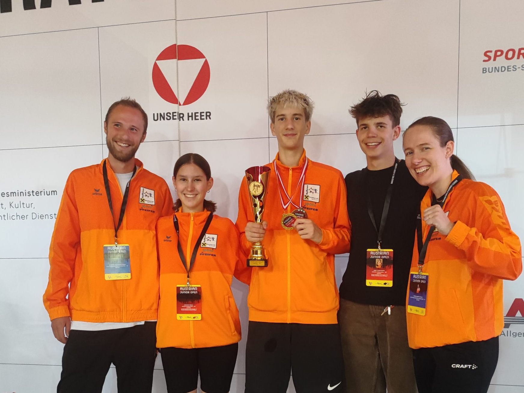 Das Team von Karate Rankweil